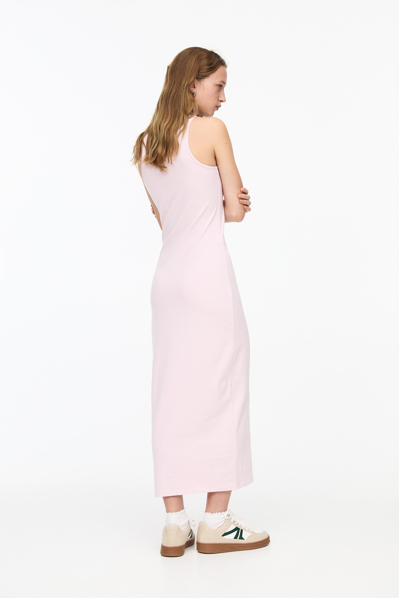 Halter neck midi dress PULL BEAR