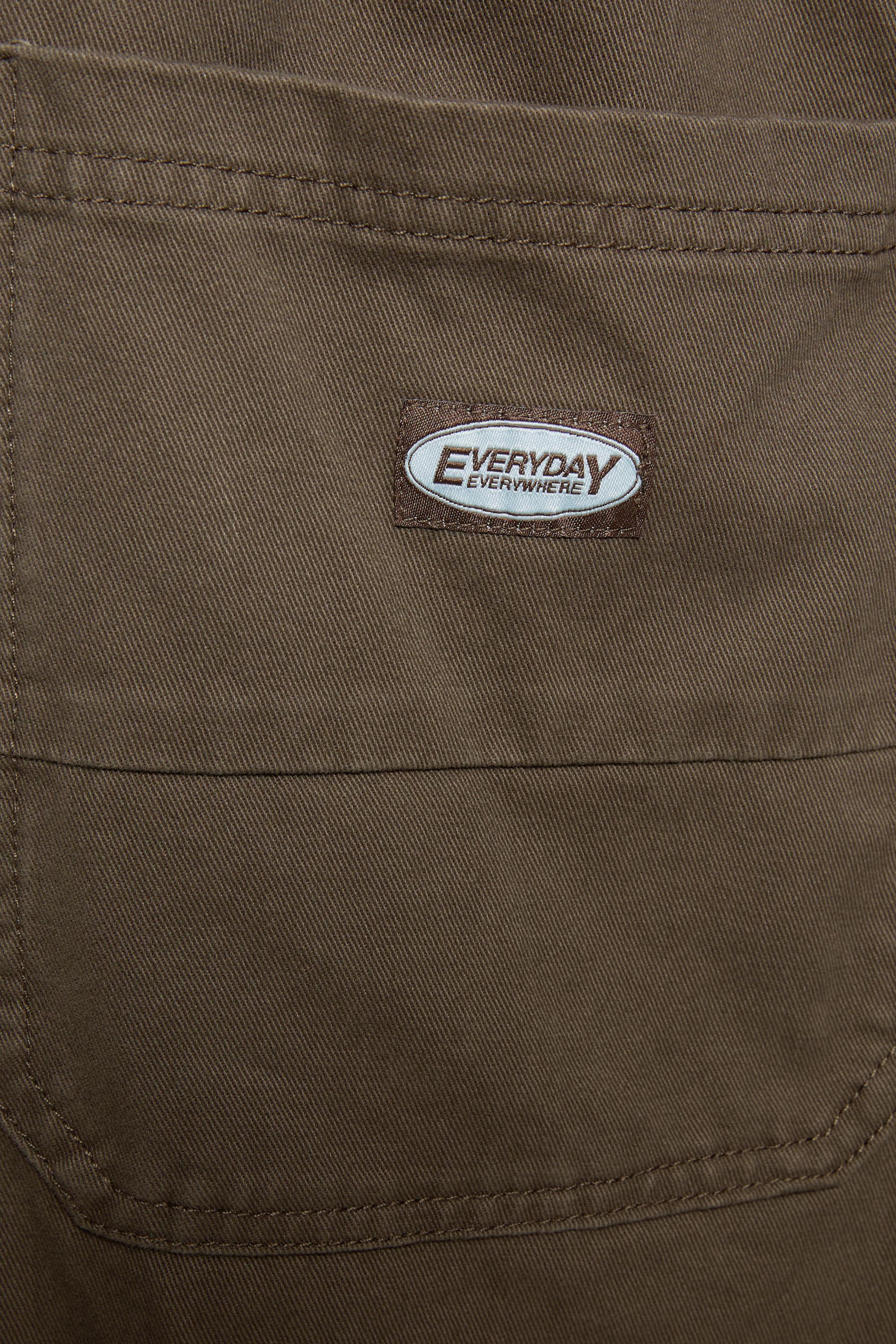 Barrel trousers — Brown