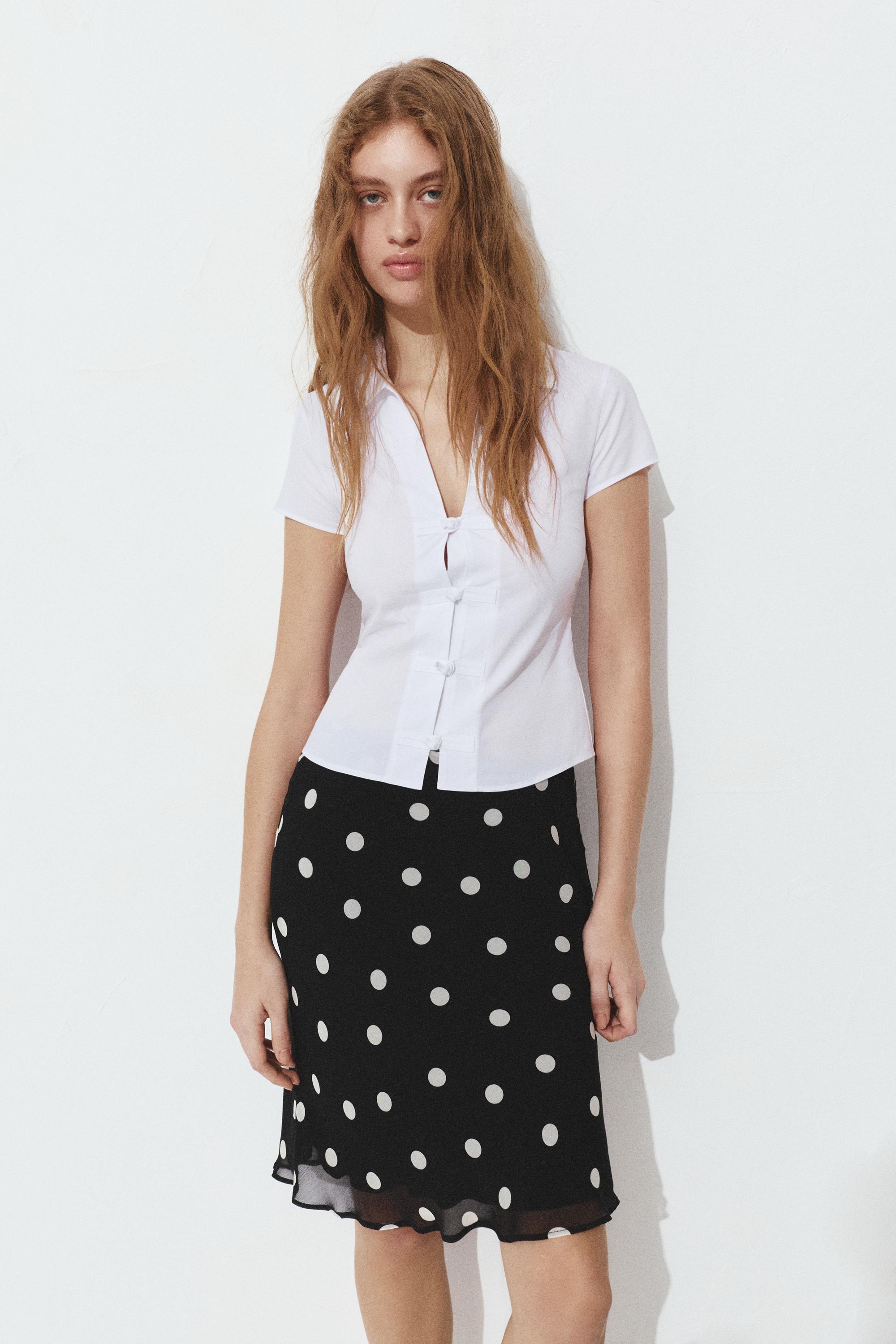 Vücuda oturan kısa kollu gömlek - Görsel 18