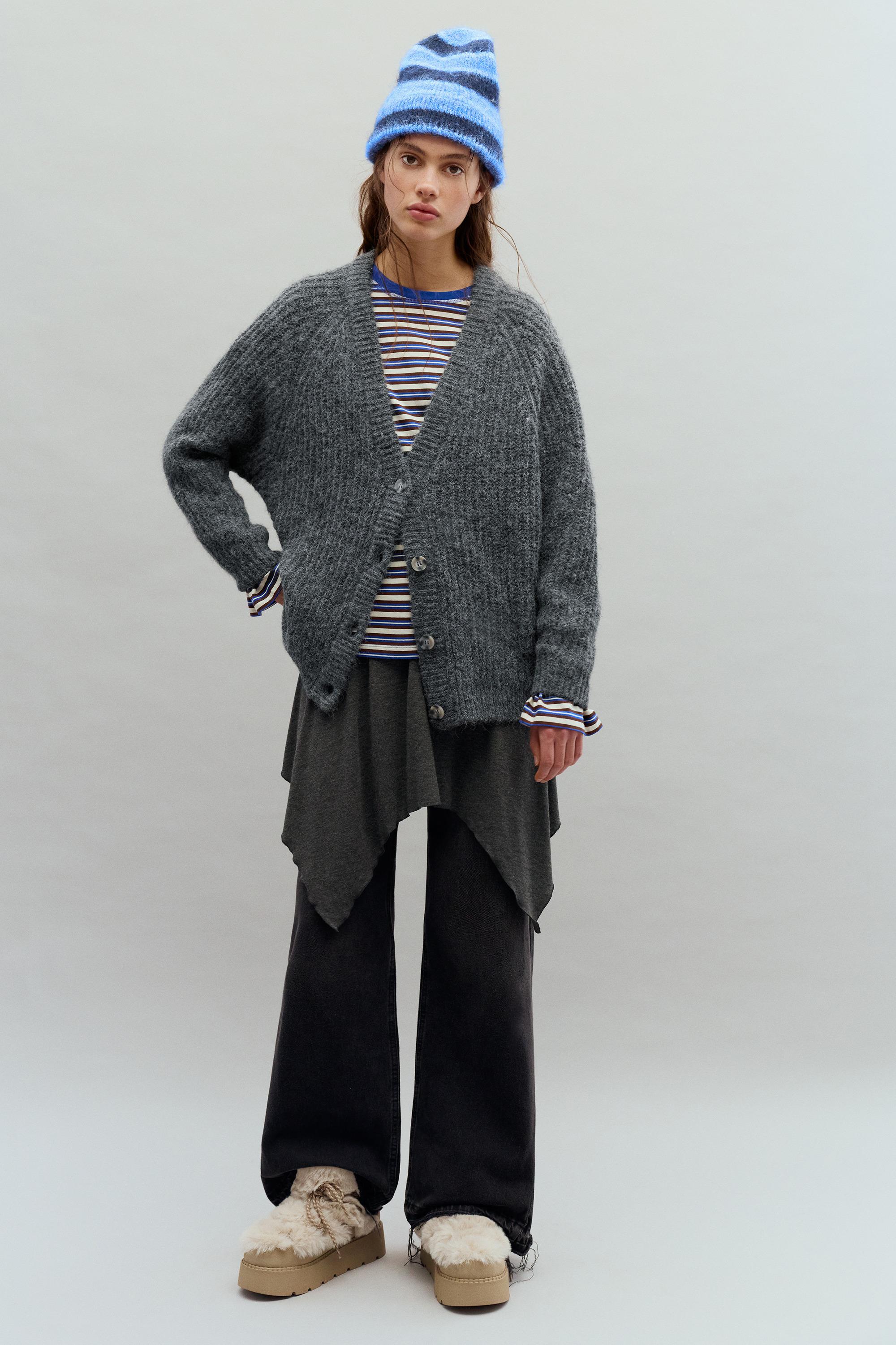 Flache Stiefel Aus Kunstfell