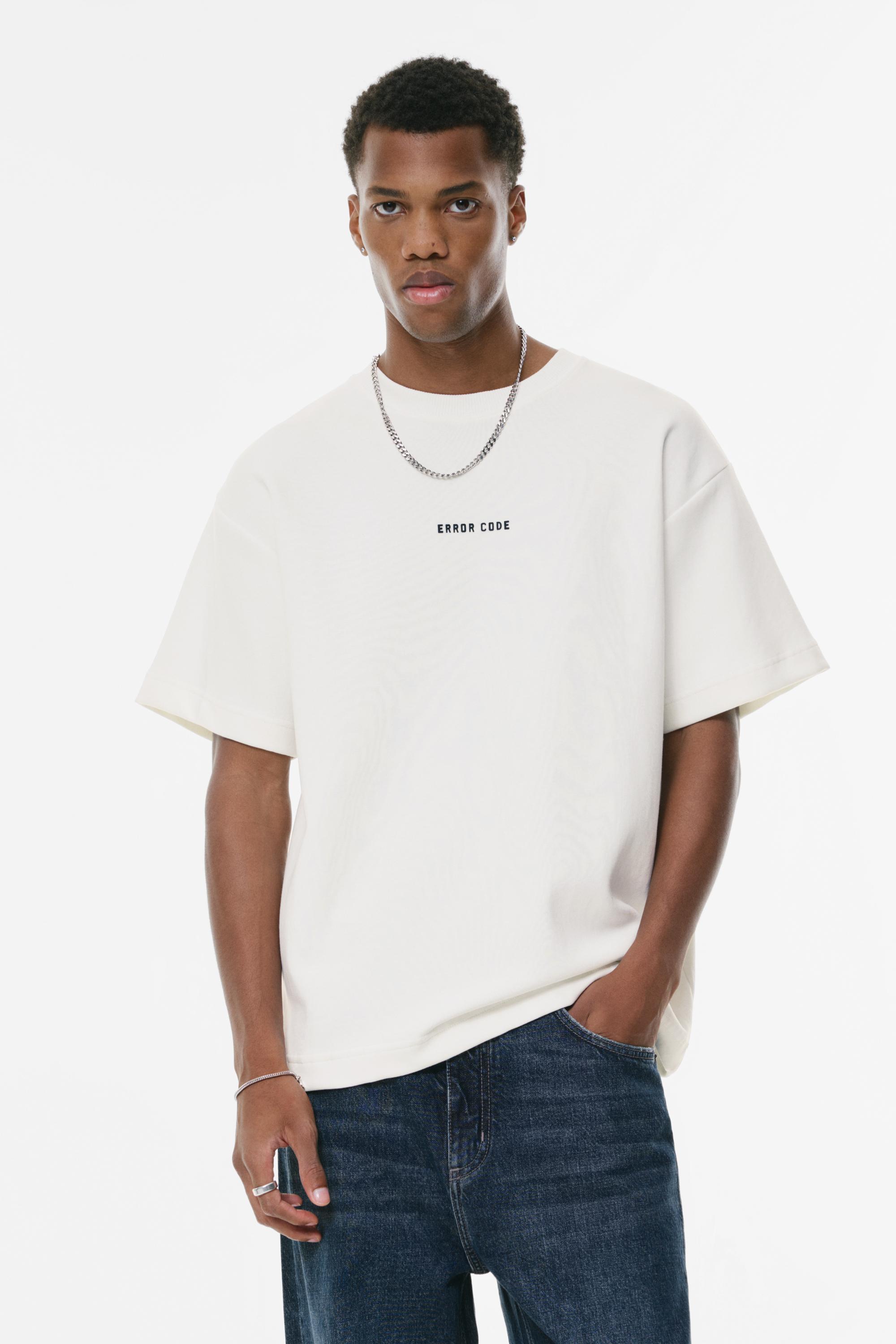 Kurzarm-Sweatshirt Mit Haifisch