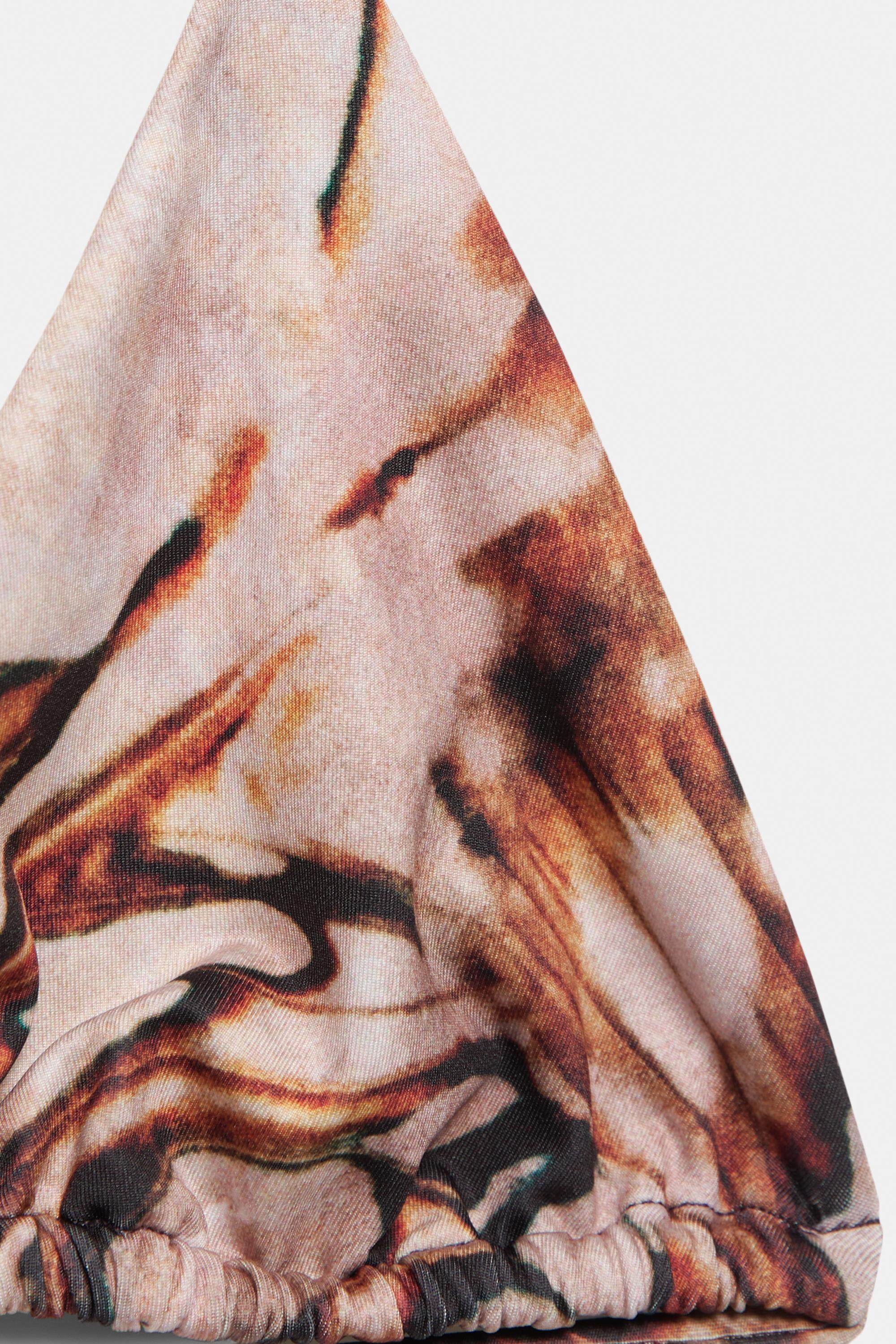 Kelebekli üçgen bikini üstü - Görsel 5