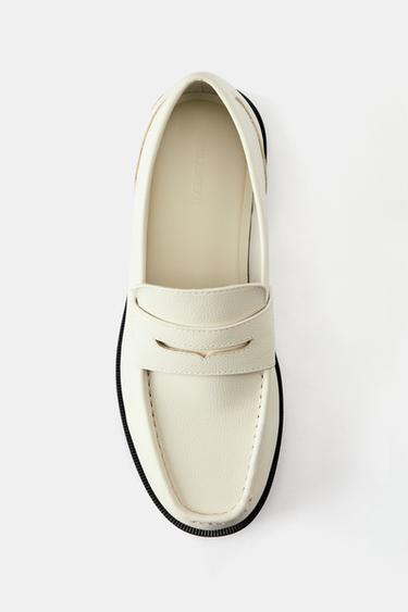 Suede contrast loafers — 1-129 5