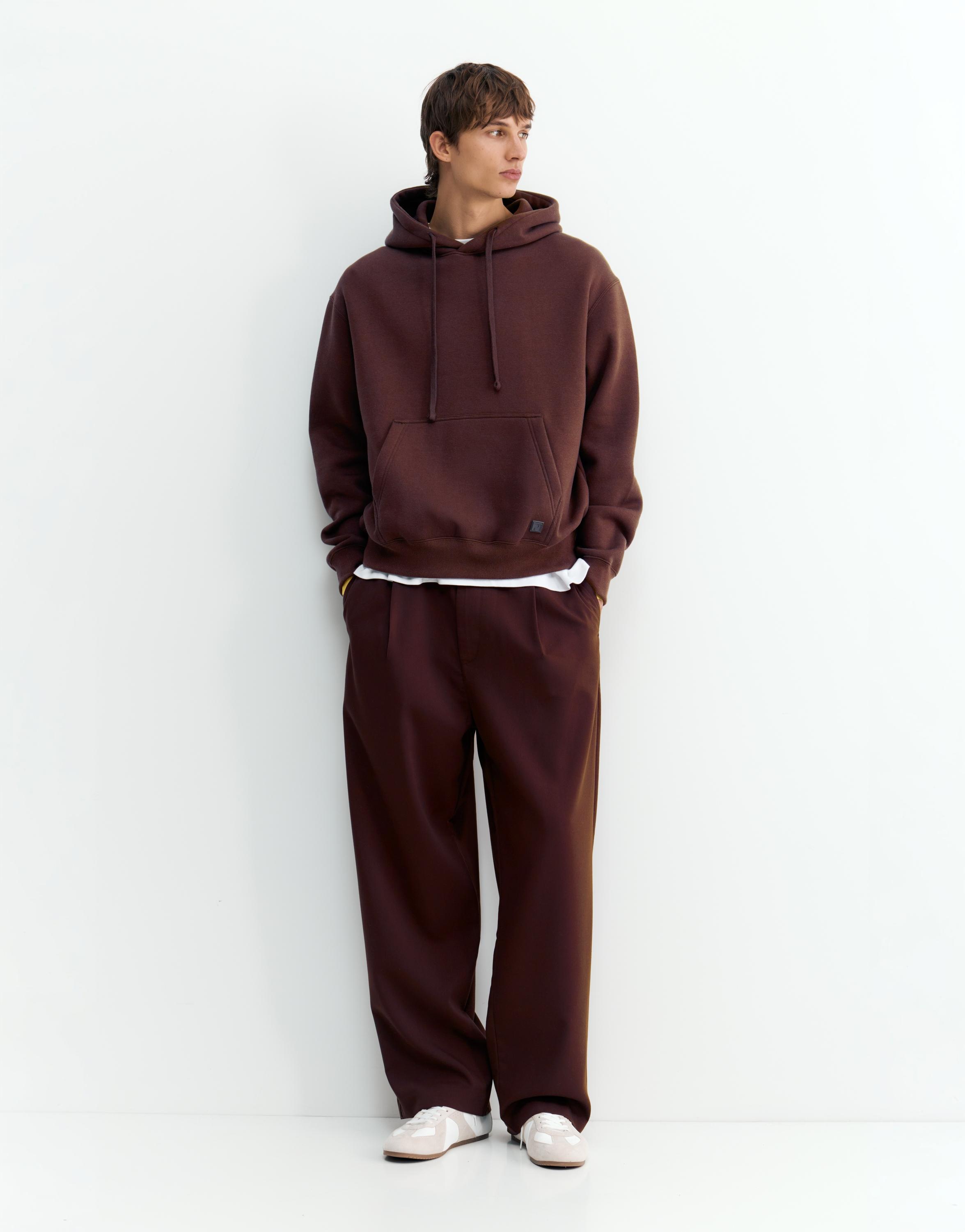 Basic hoodie — Chocolate