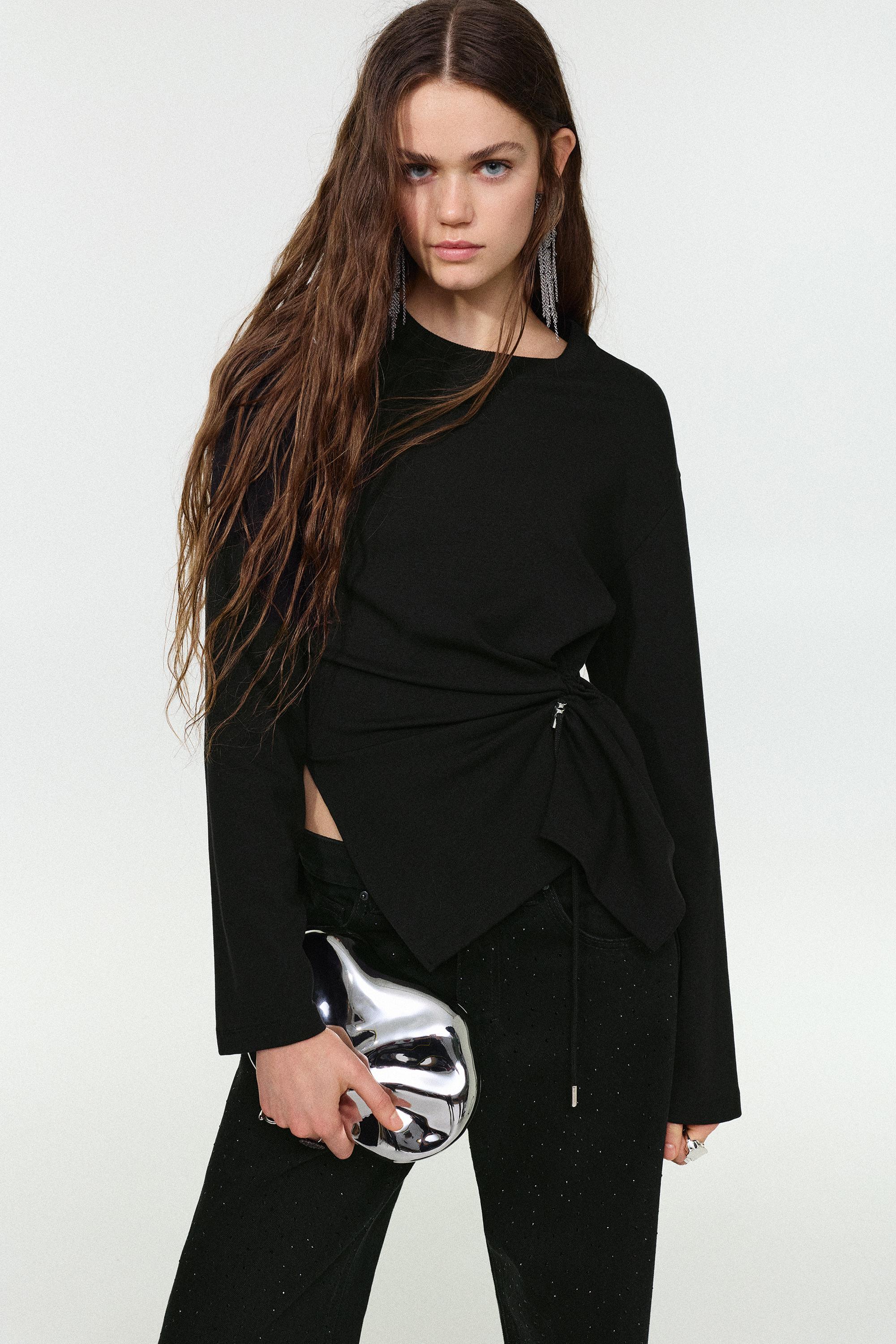 Uzun kollu aplike top - Görsel 41