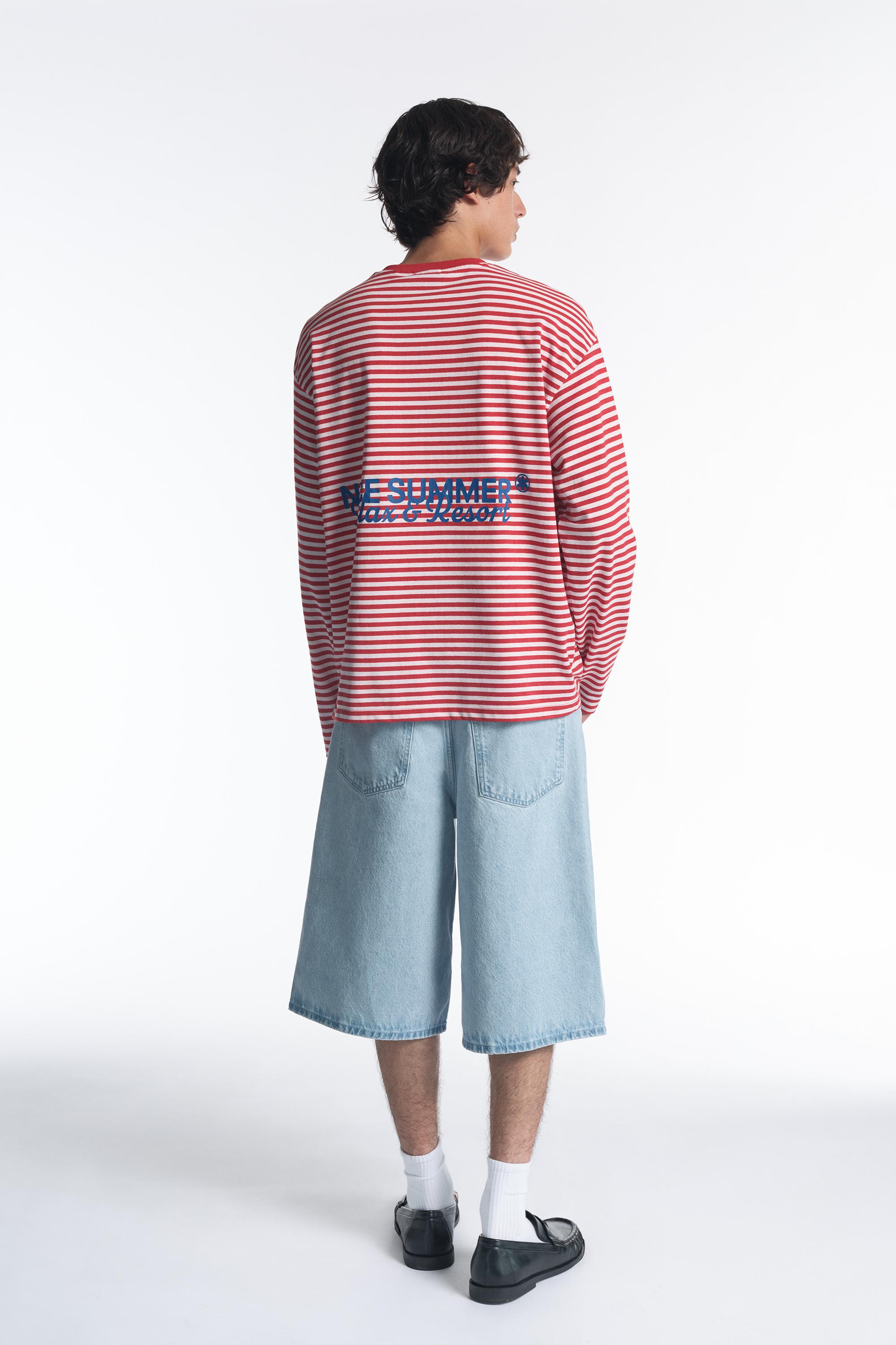 STWD Corporation graphic jorts — Pale blue
