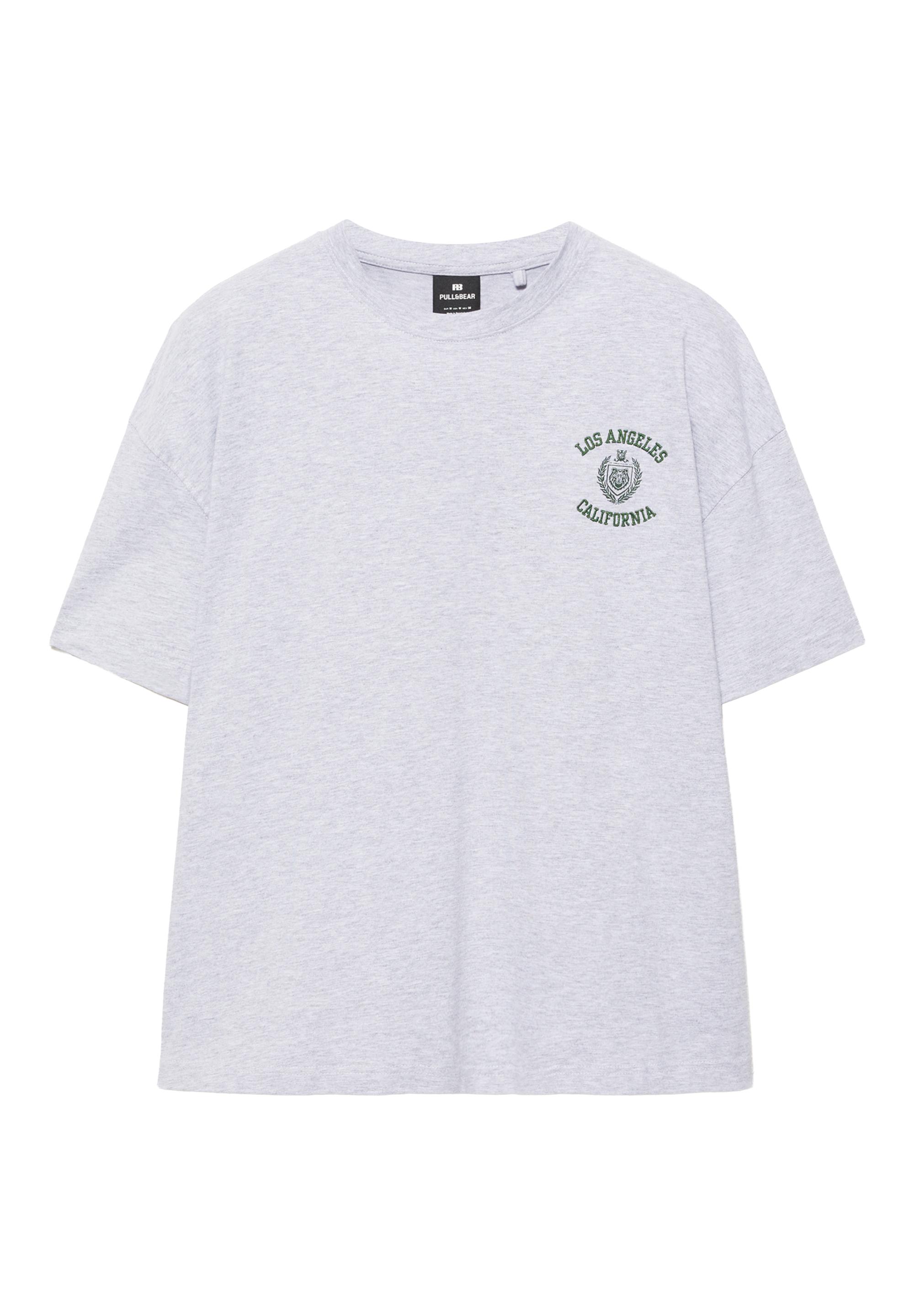 Los Angeles işlemeli t-shirt - Görsel 5