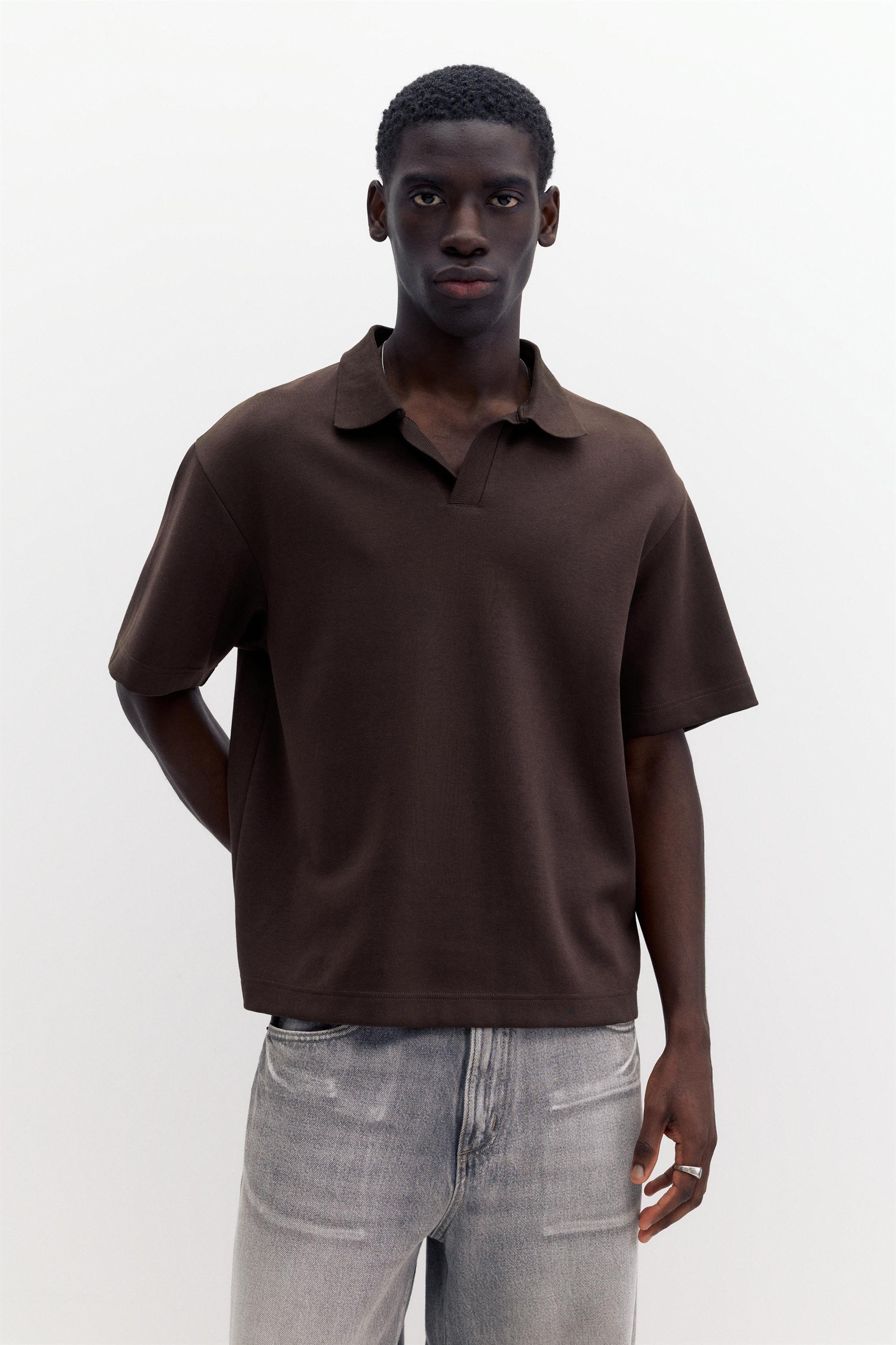 Kısa kollu interlok polo - Görsel 29