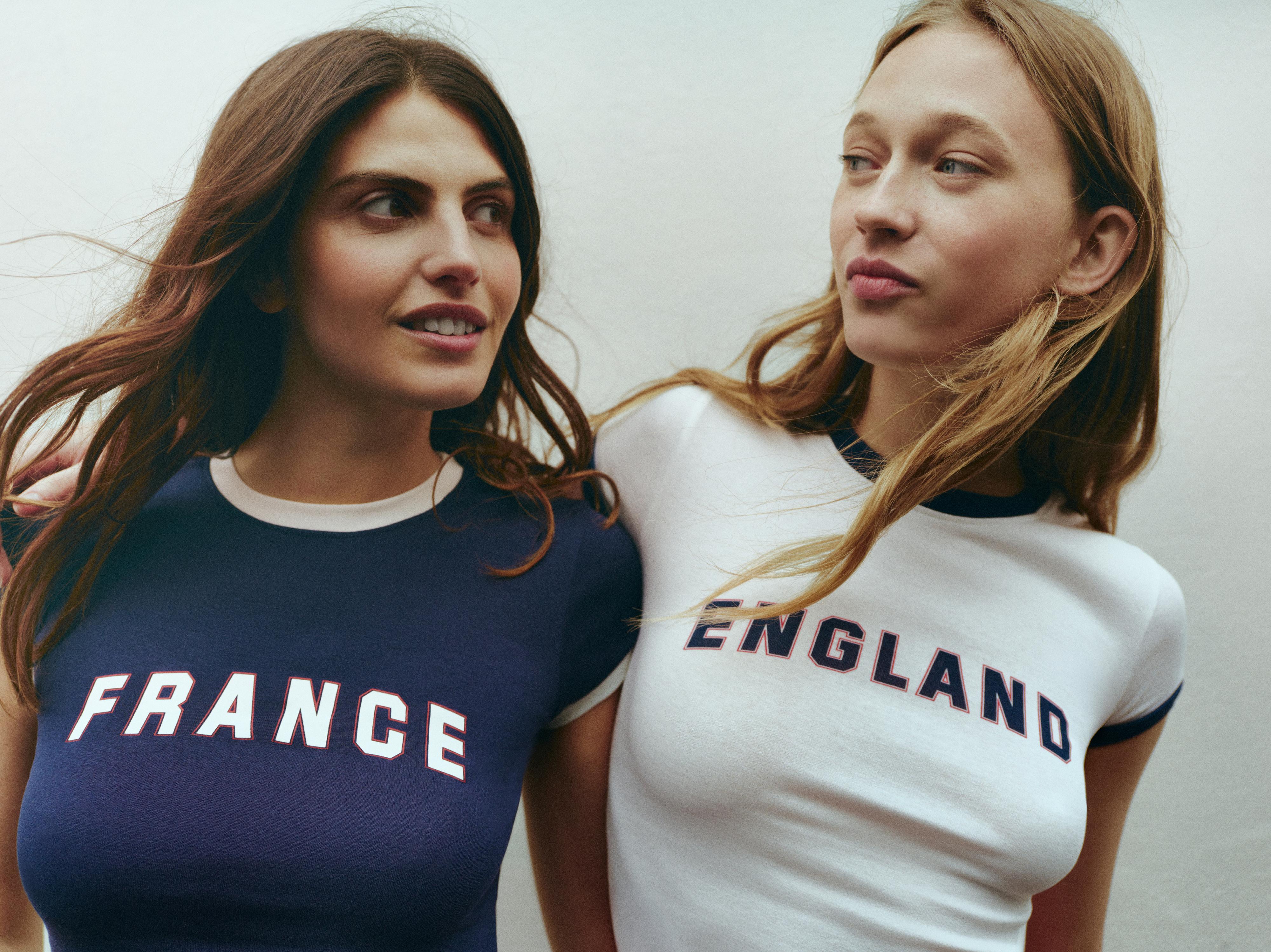 Slim fit England graphic T-shirt — White