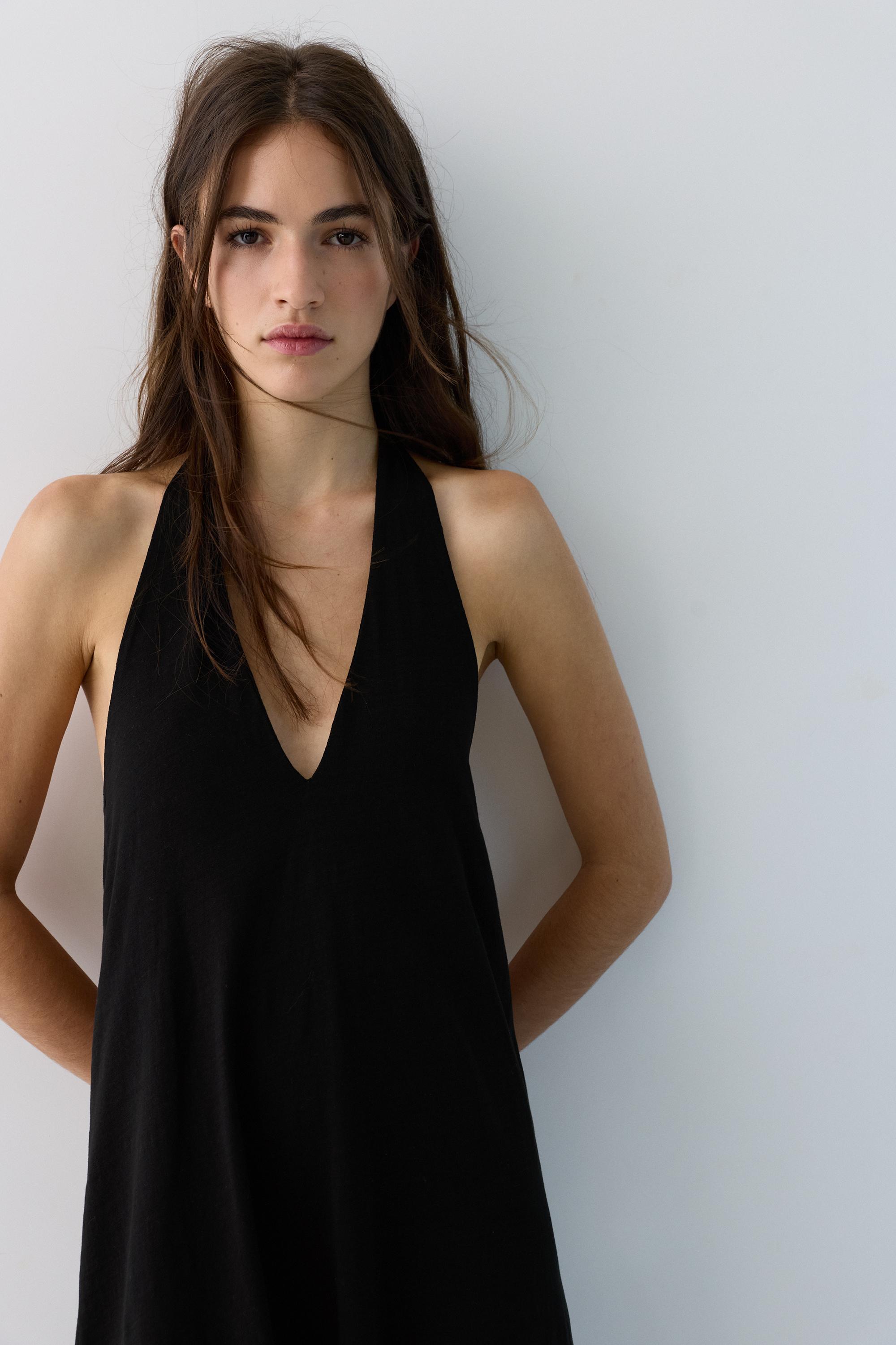 Halter midi elbise - Görsel 26