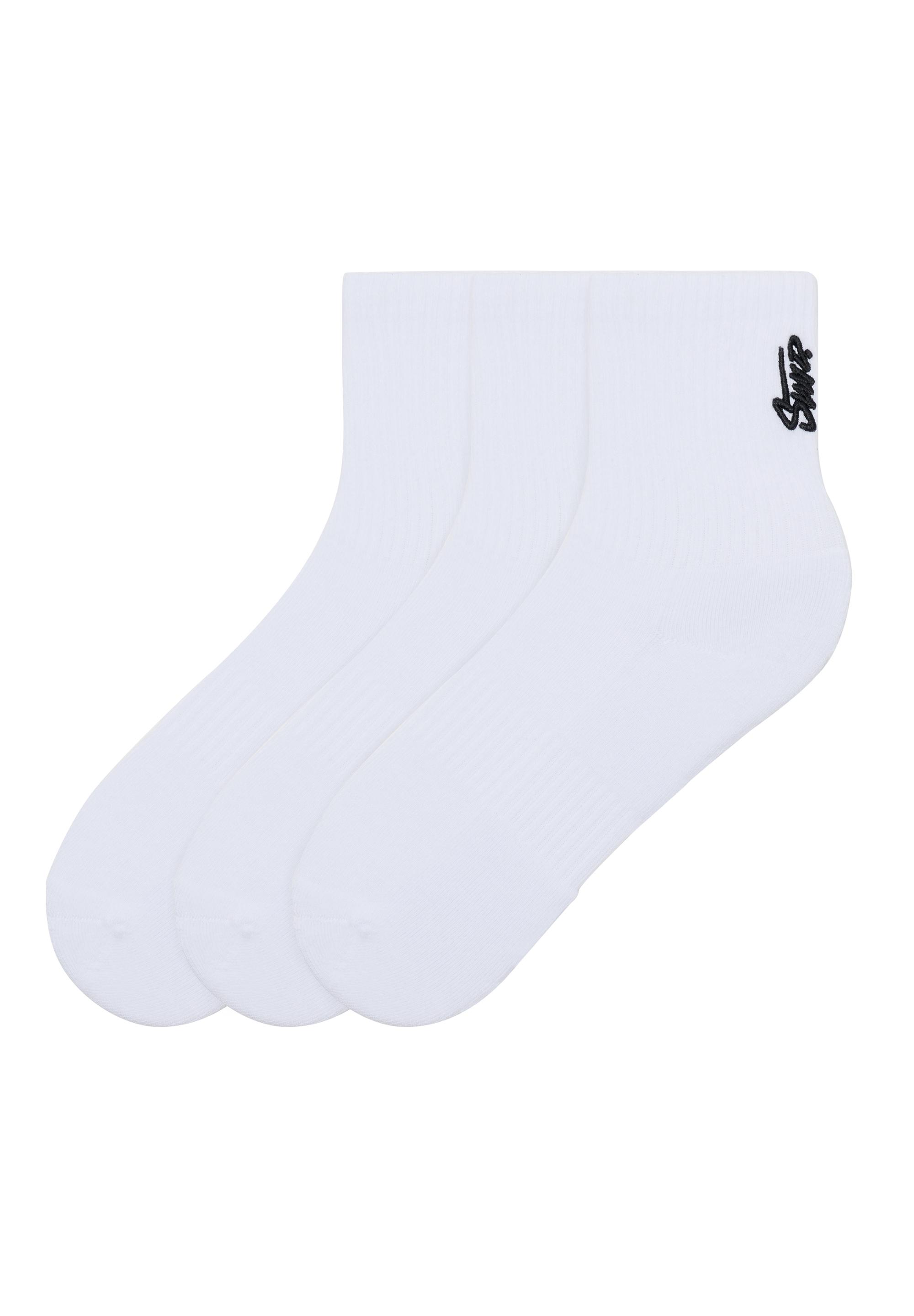 Pack of 3 pairs of STWD socks — White