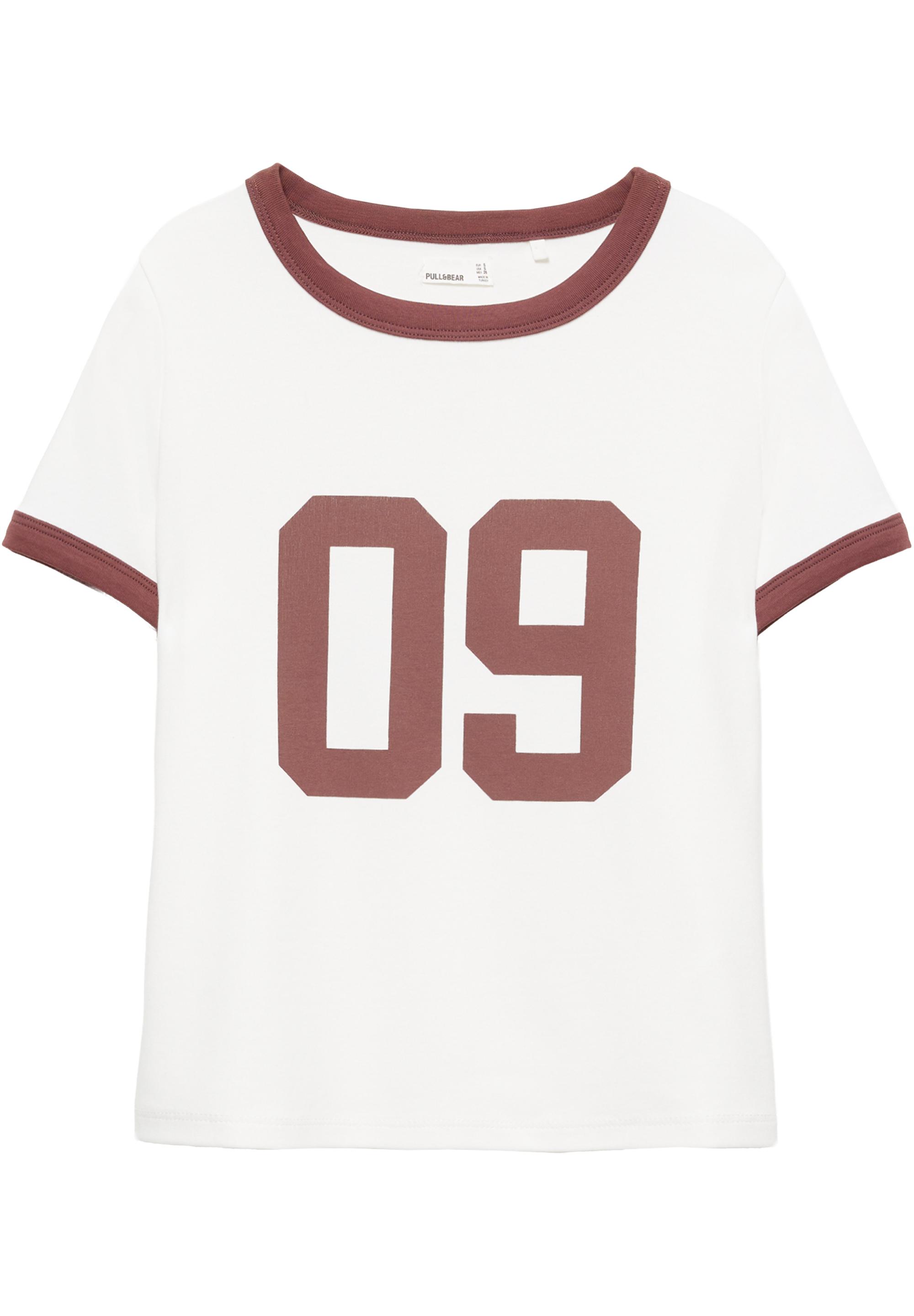 Regular fit number graphic T-shirt — Ice