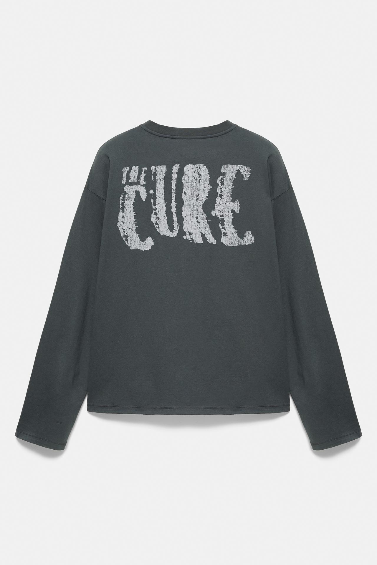 The Cure long sleeve T-shirt — Dark anthracite