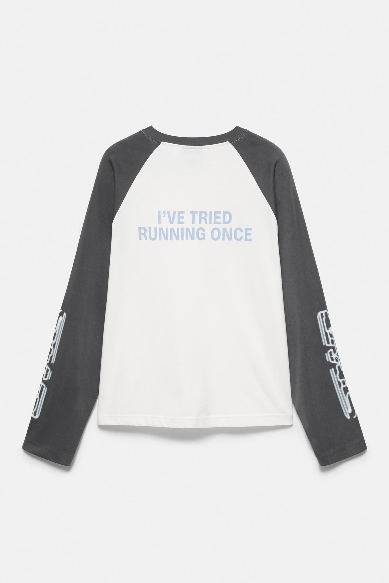 STWD raglan sleeve T-shirt — Off white