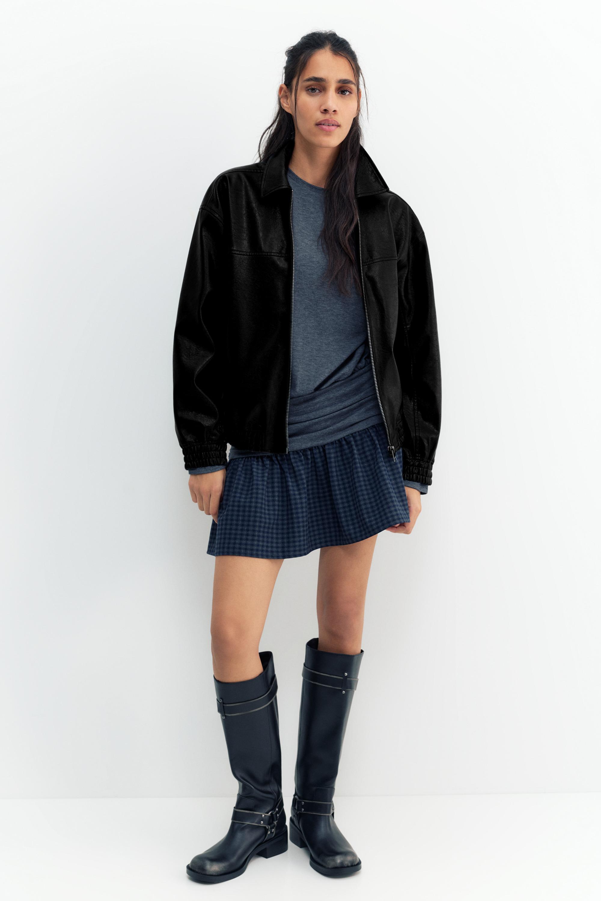 Suni Deri Baba Kesim Ceket - Görsel 62