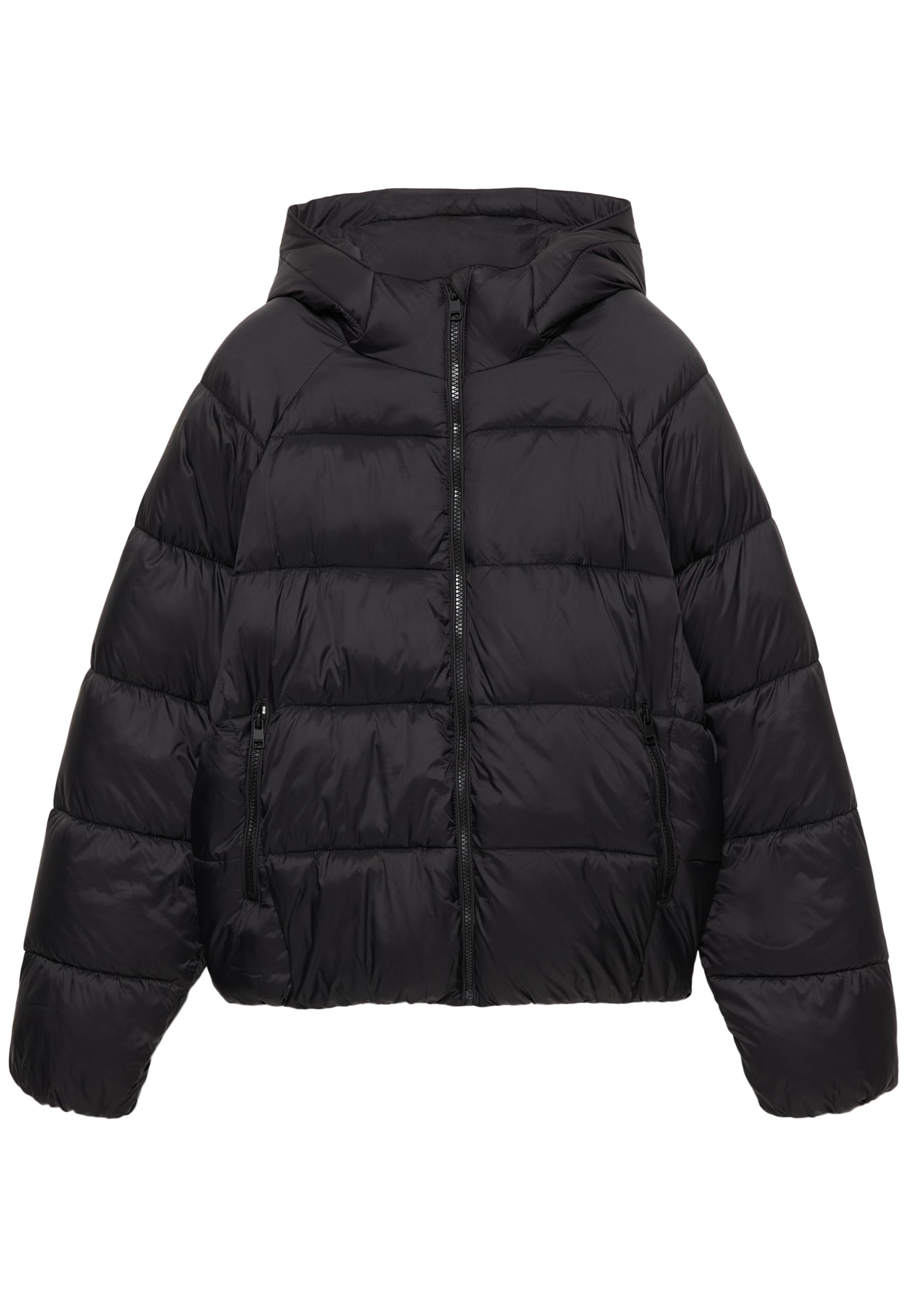 Puffer jacket — Black