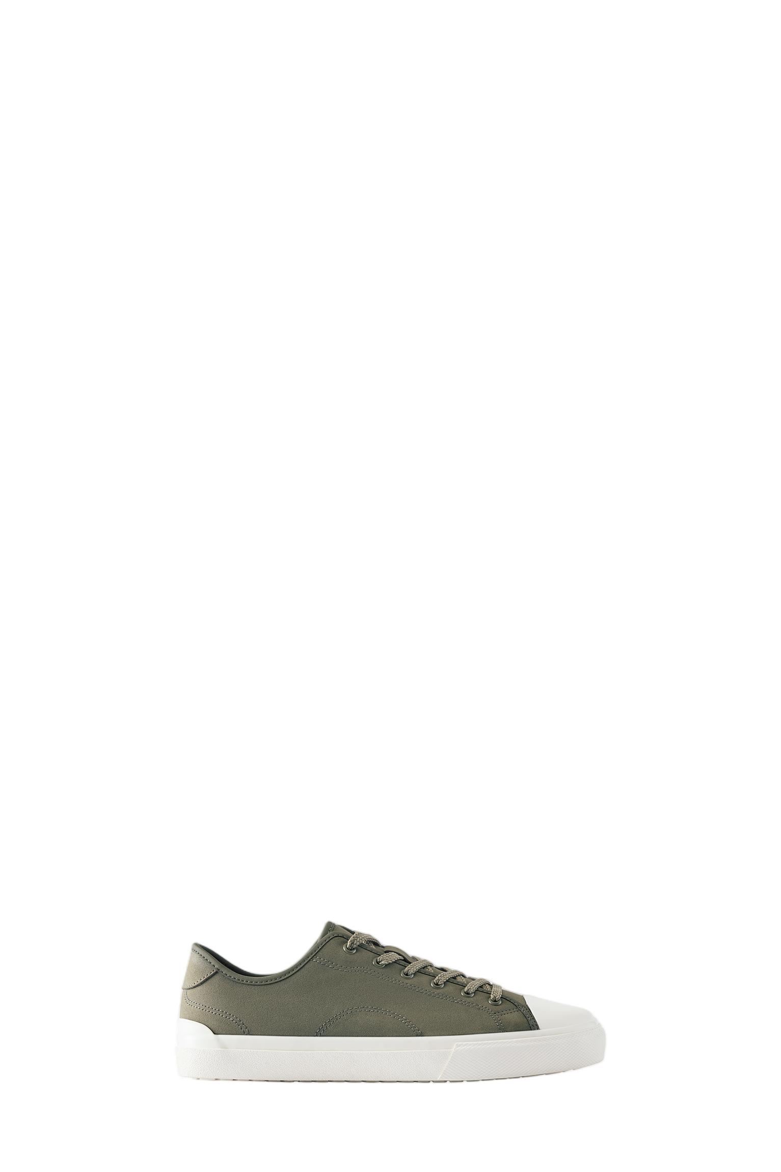 Casual trainers with detail — Khaki