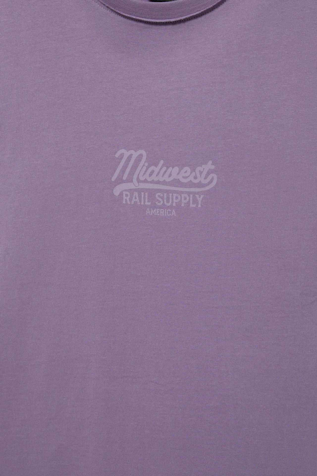 Midwest graphic tank top — Mulberry