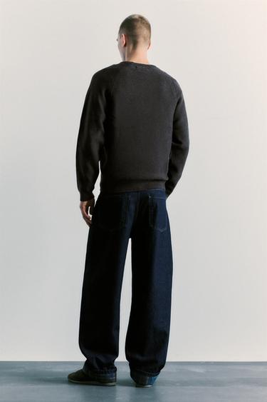 Raglan sleeve knit jumper — Dark anthracite 2