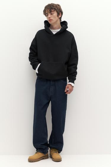 STWD embroidered hoodie — Black 4