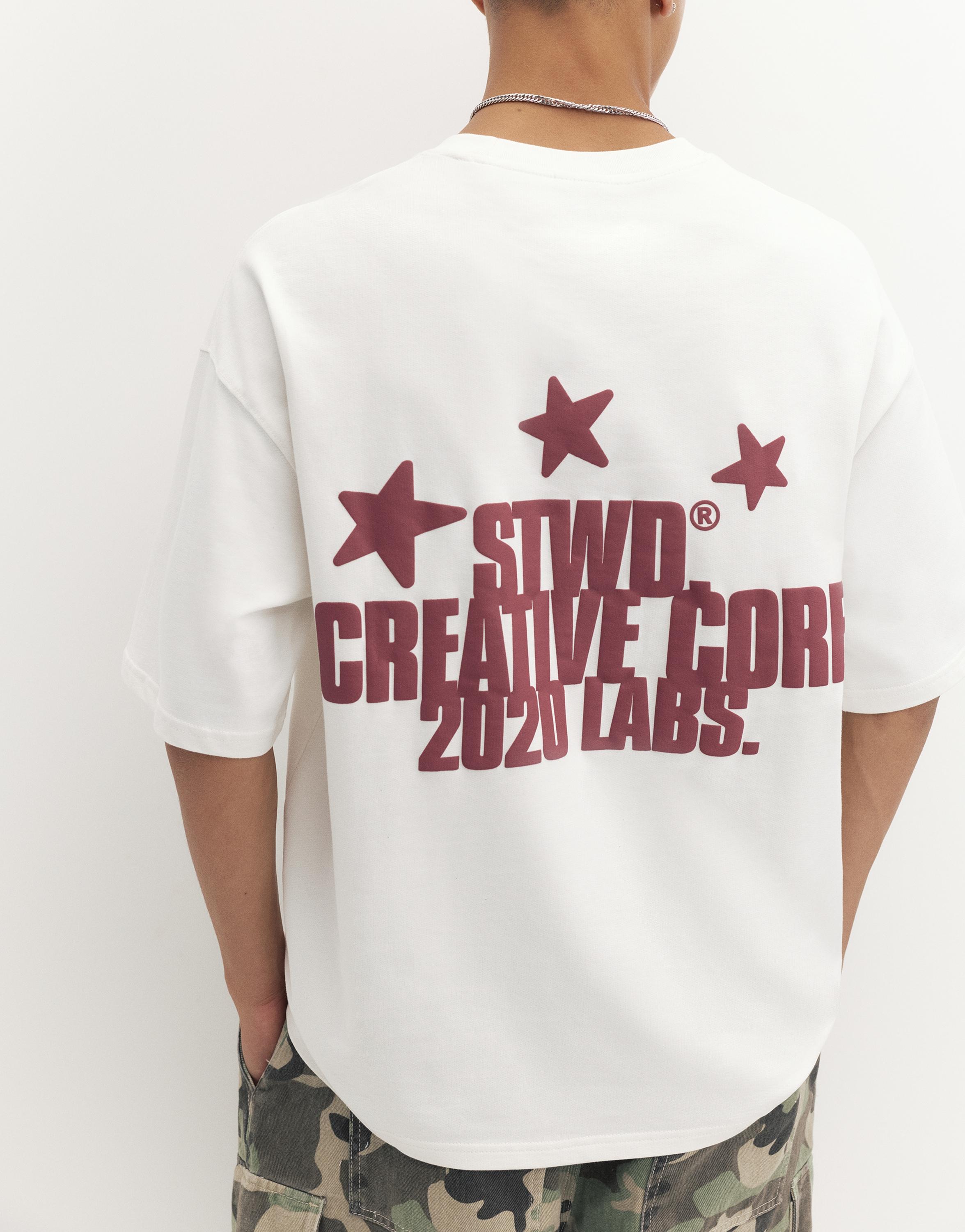 Pull&Bear STWD kısa kollu sweatshirt görsel 7