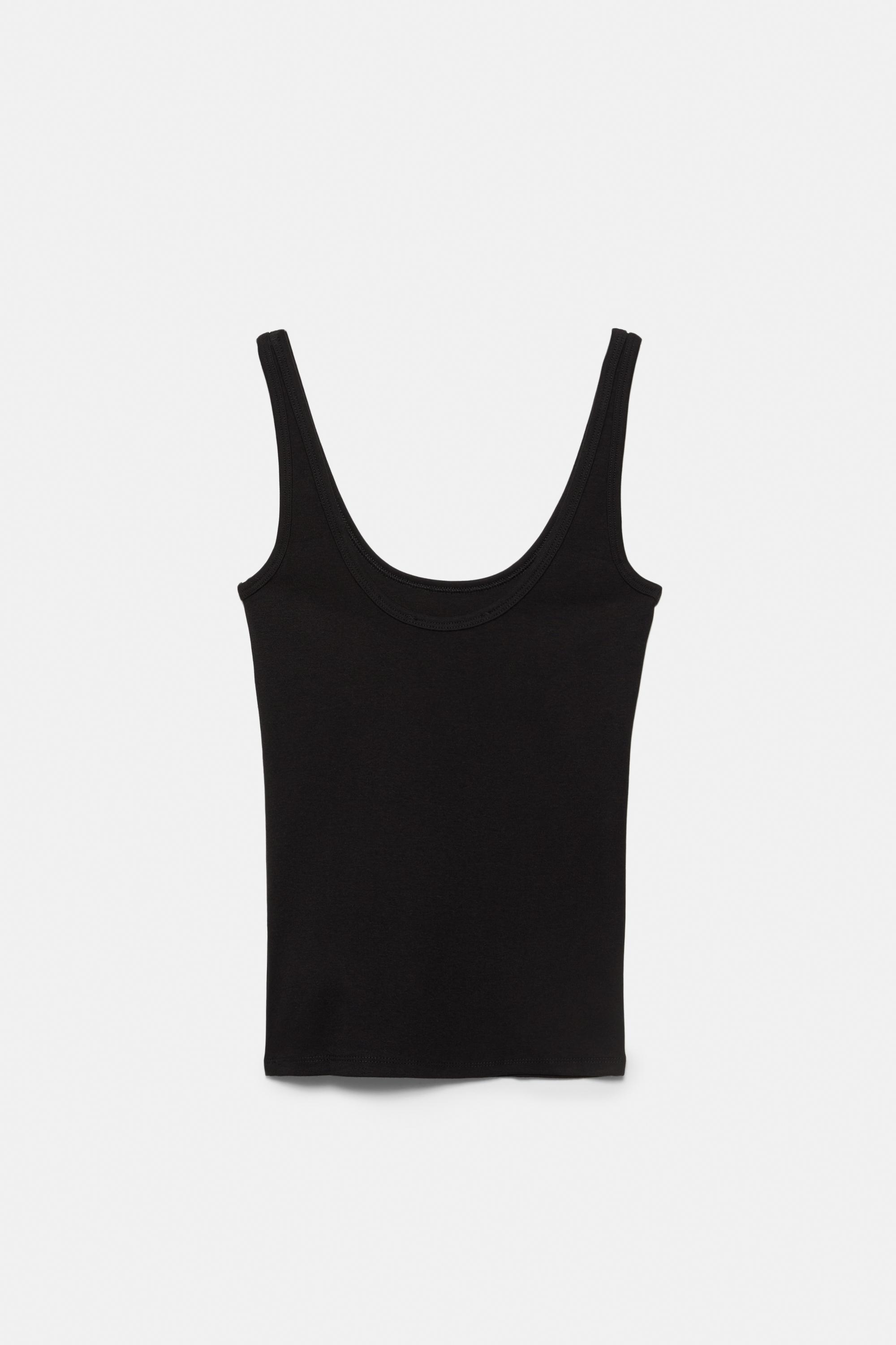 Modal tank top — Black