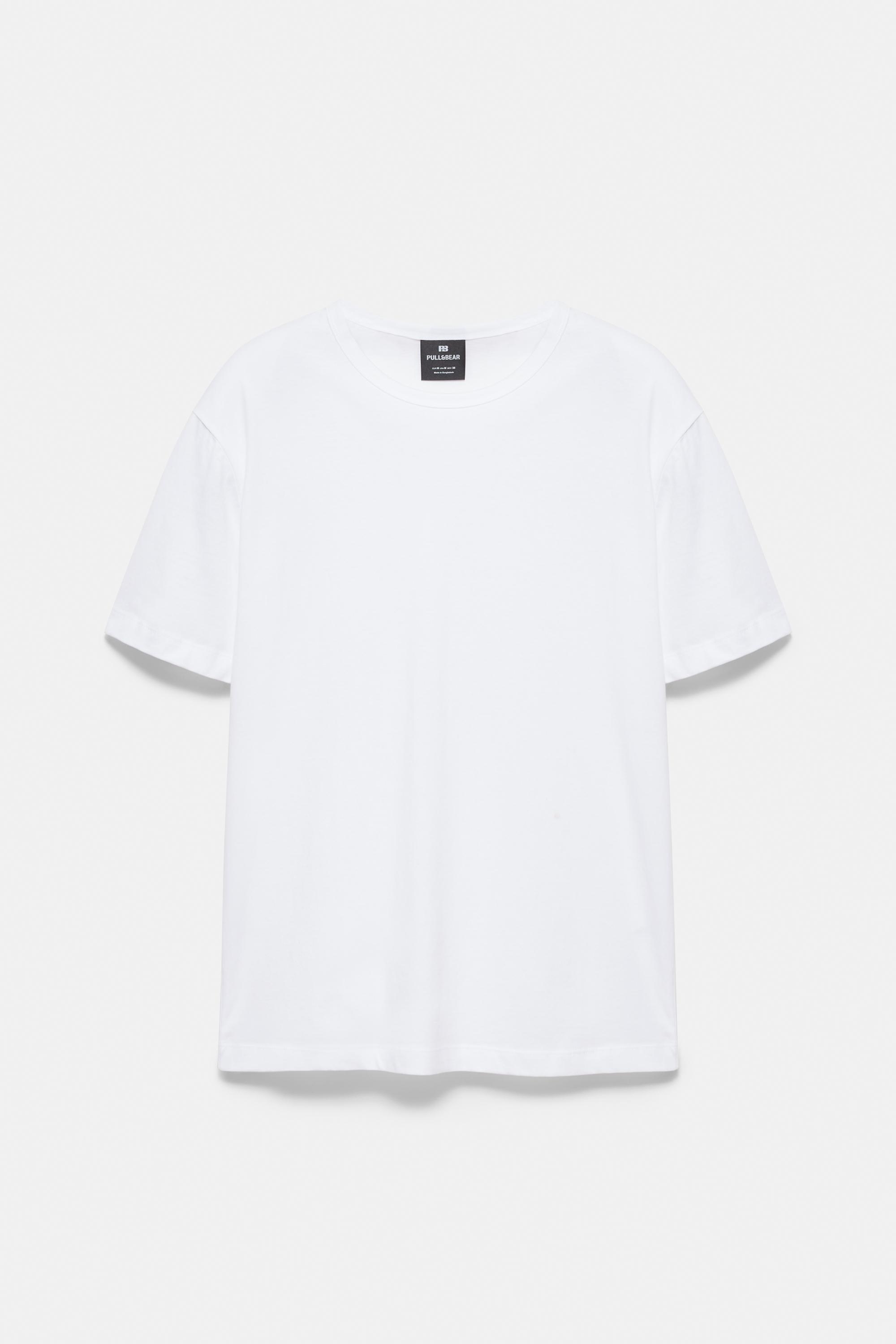 Slim fit basic T-shirt — White