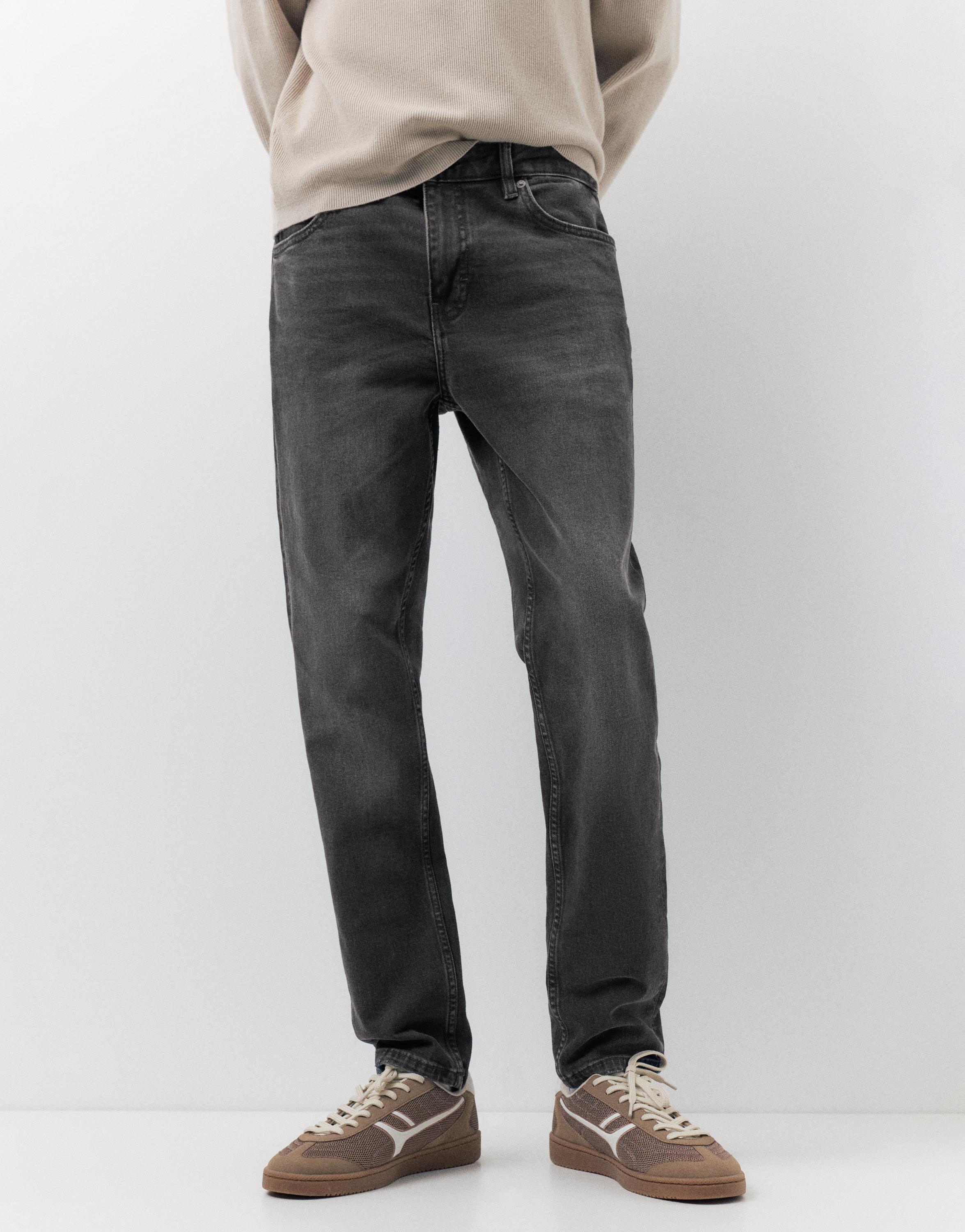 Slim fit jeans — Faded black