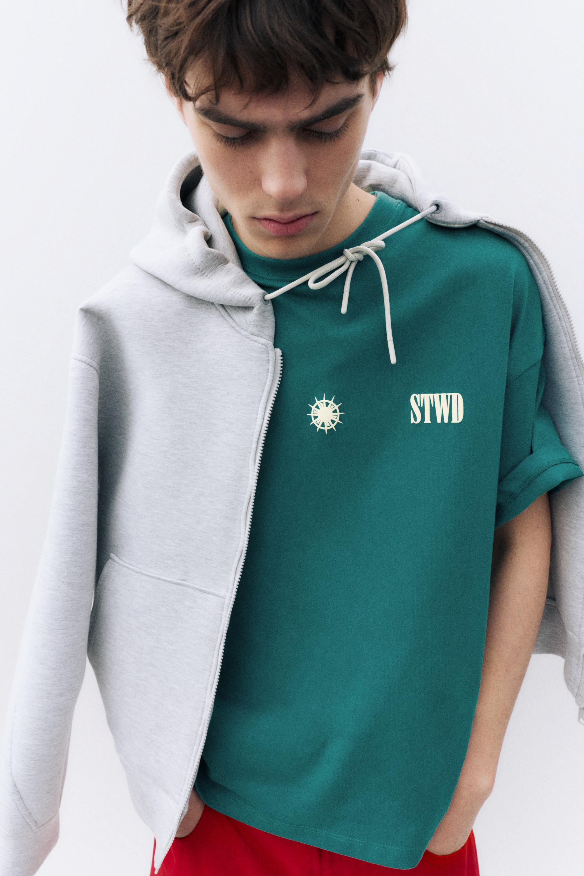 STWD boxy T-shirt — Green