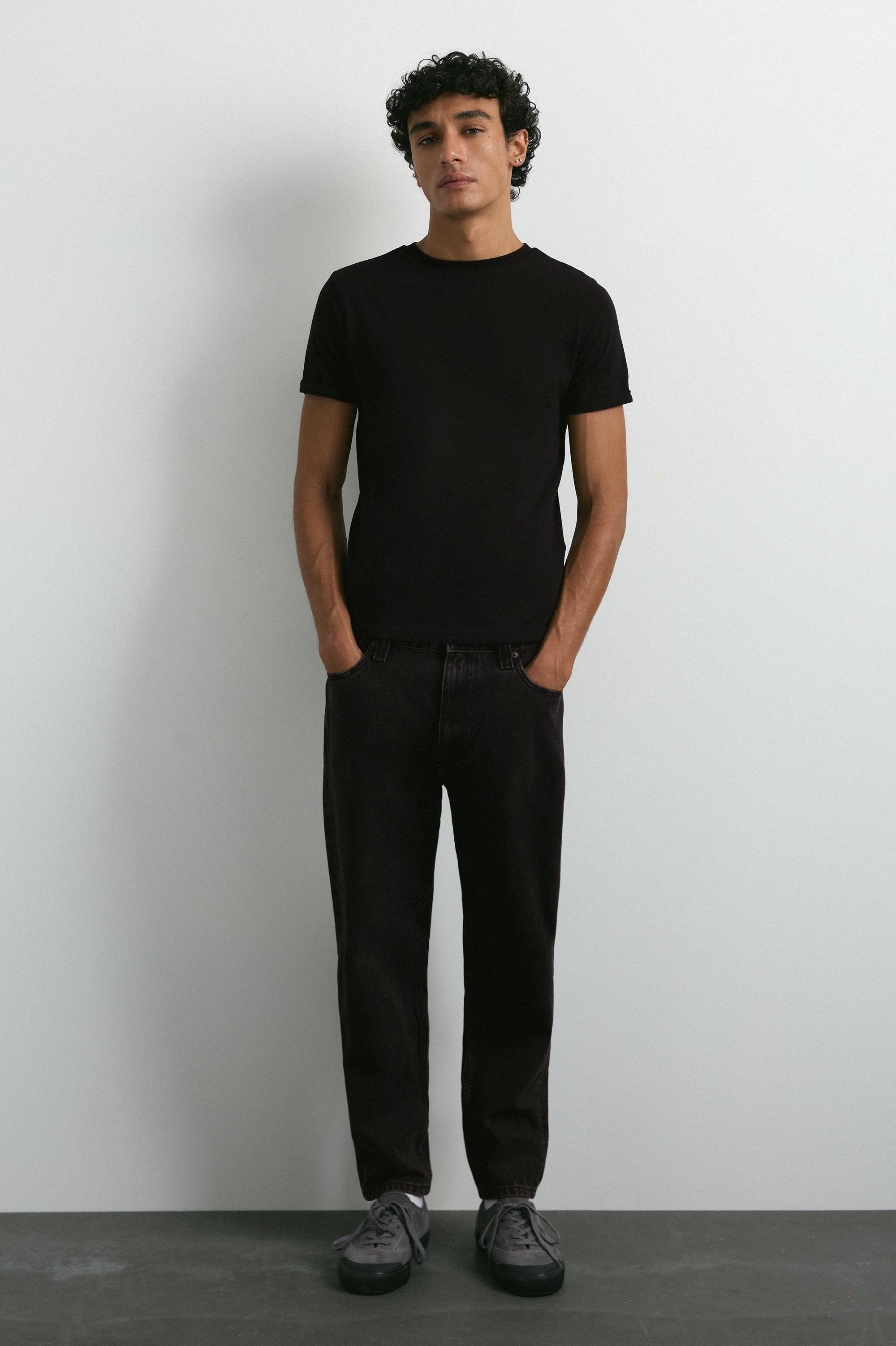 Standard jeans — Faded black