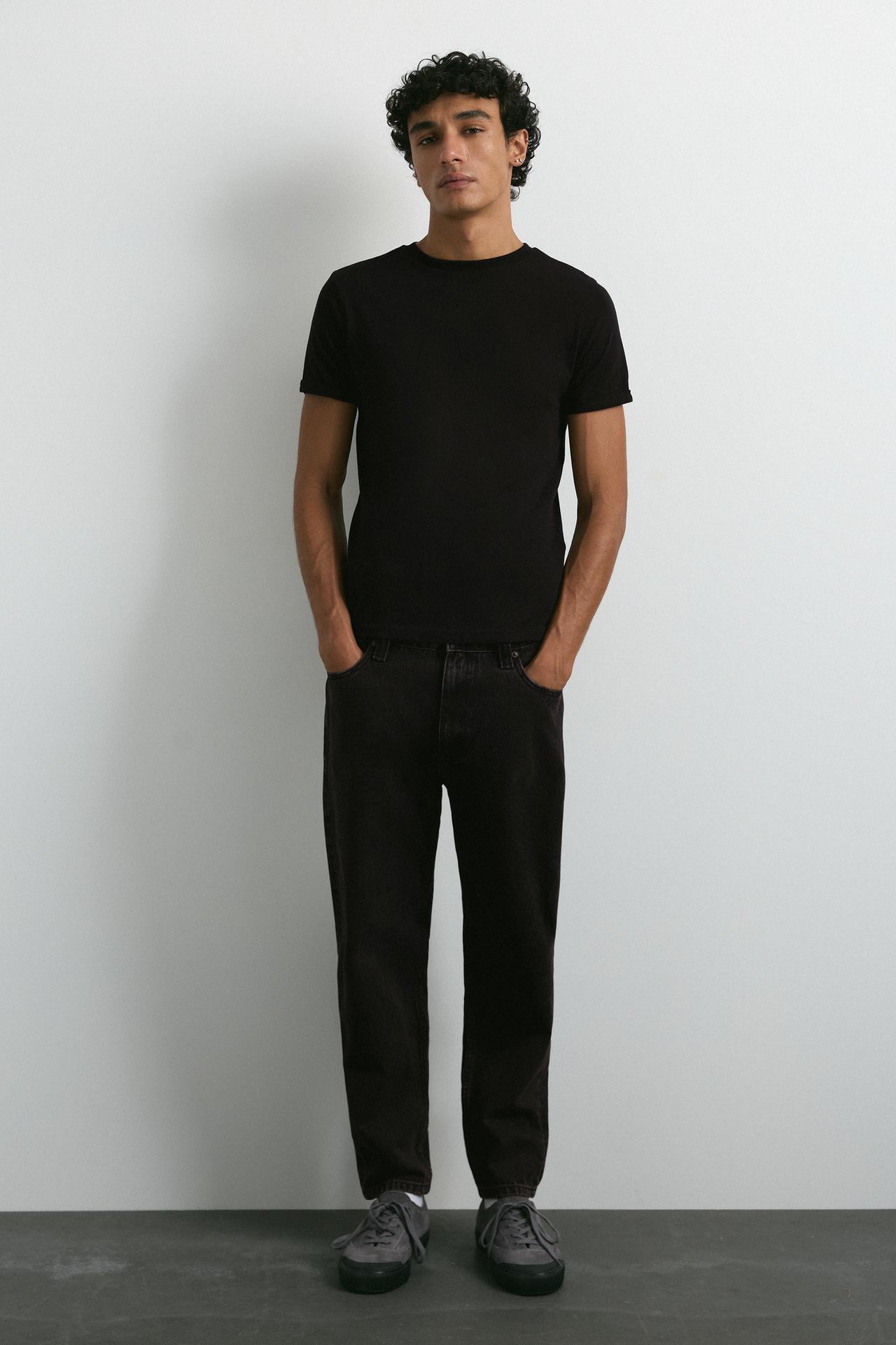 Standard jeans — Faded black