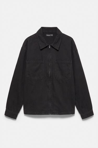 Zip overshirt — Black 5