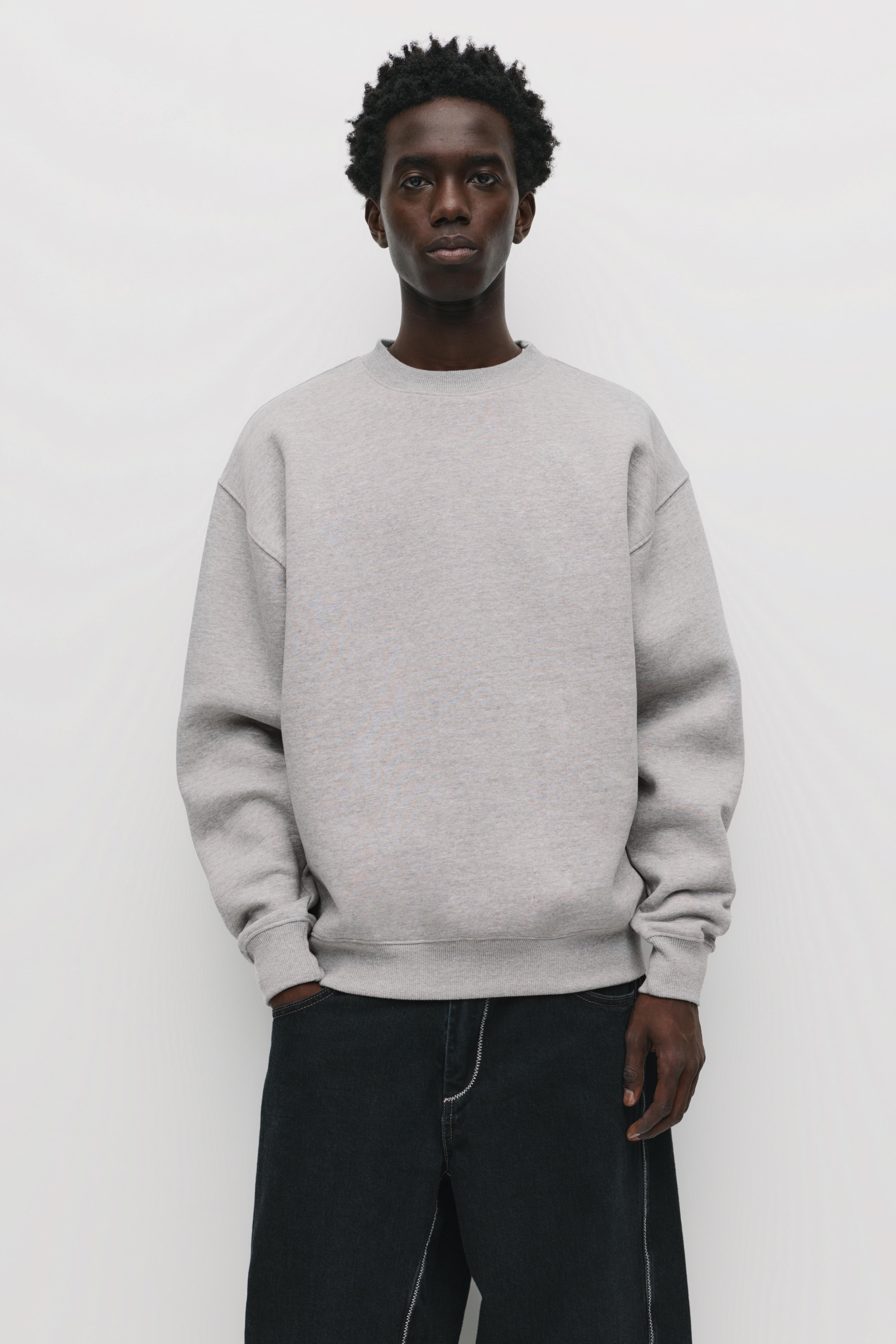 Basic bisiklet yaka sweatshirt - Görsel 37