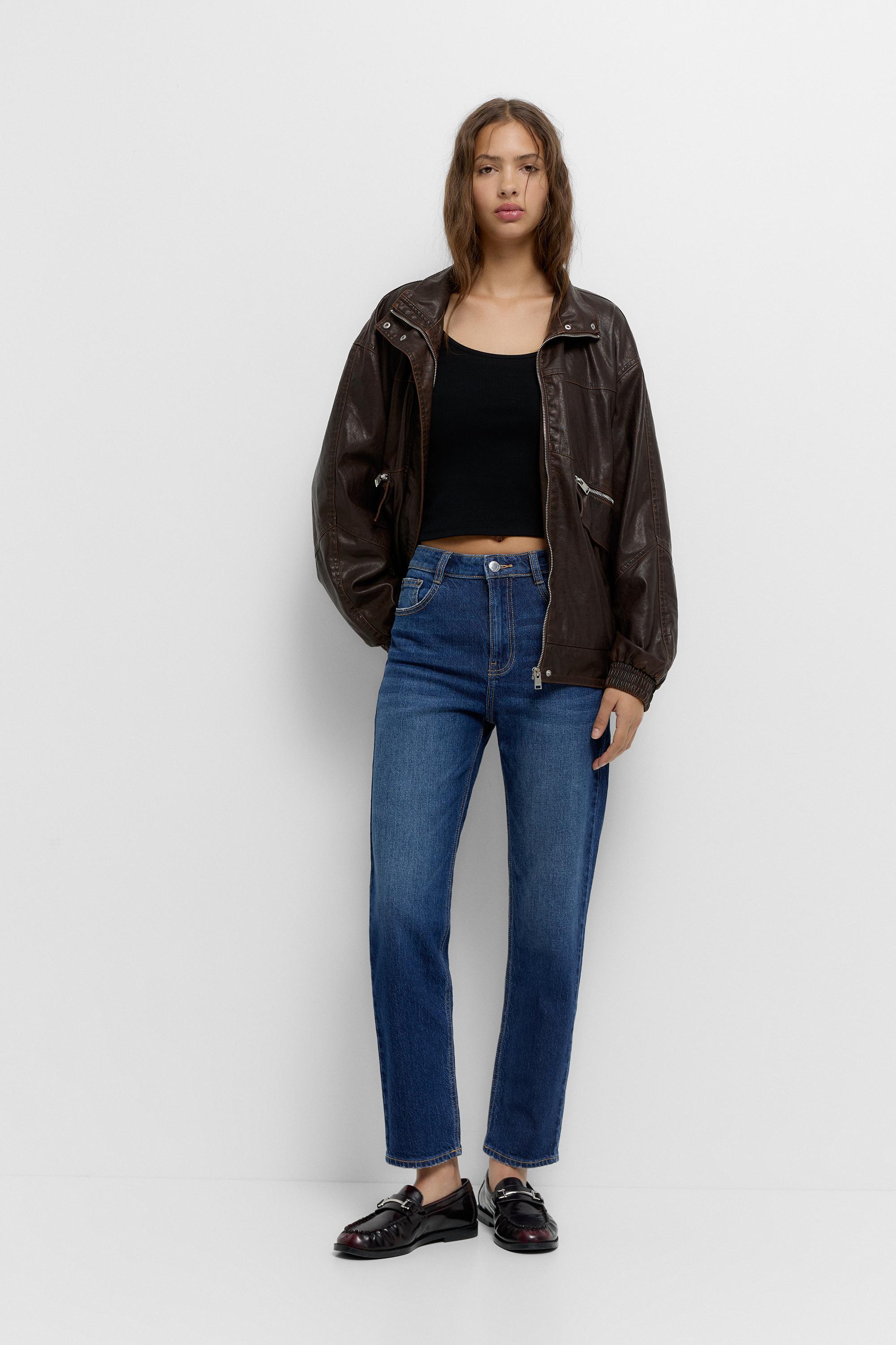 Slim fit comfort jeans — Navy