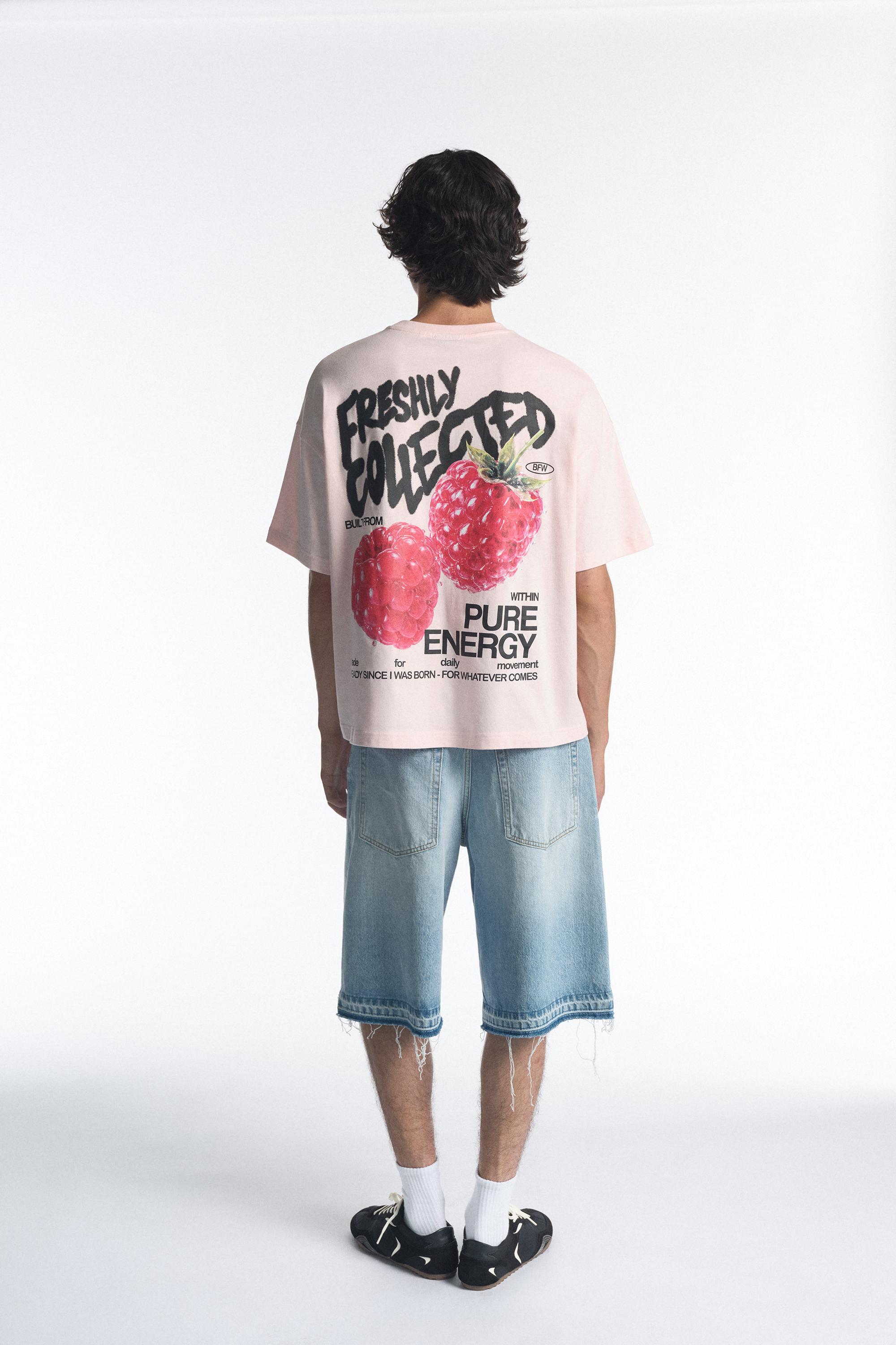 STWD graphic T-shirt — Pastel pink