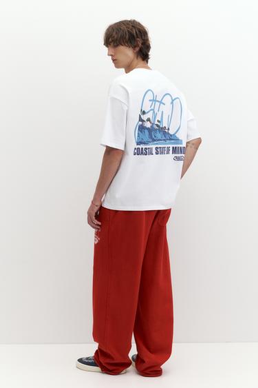 STWD beach graphic T-shirt — Off white 5
