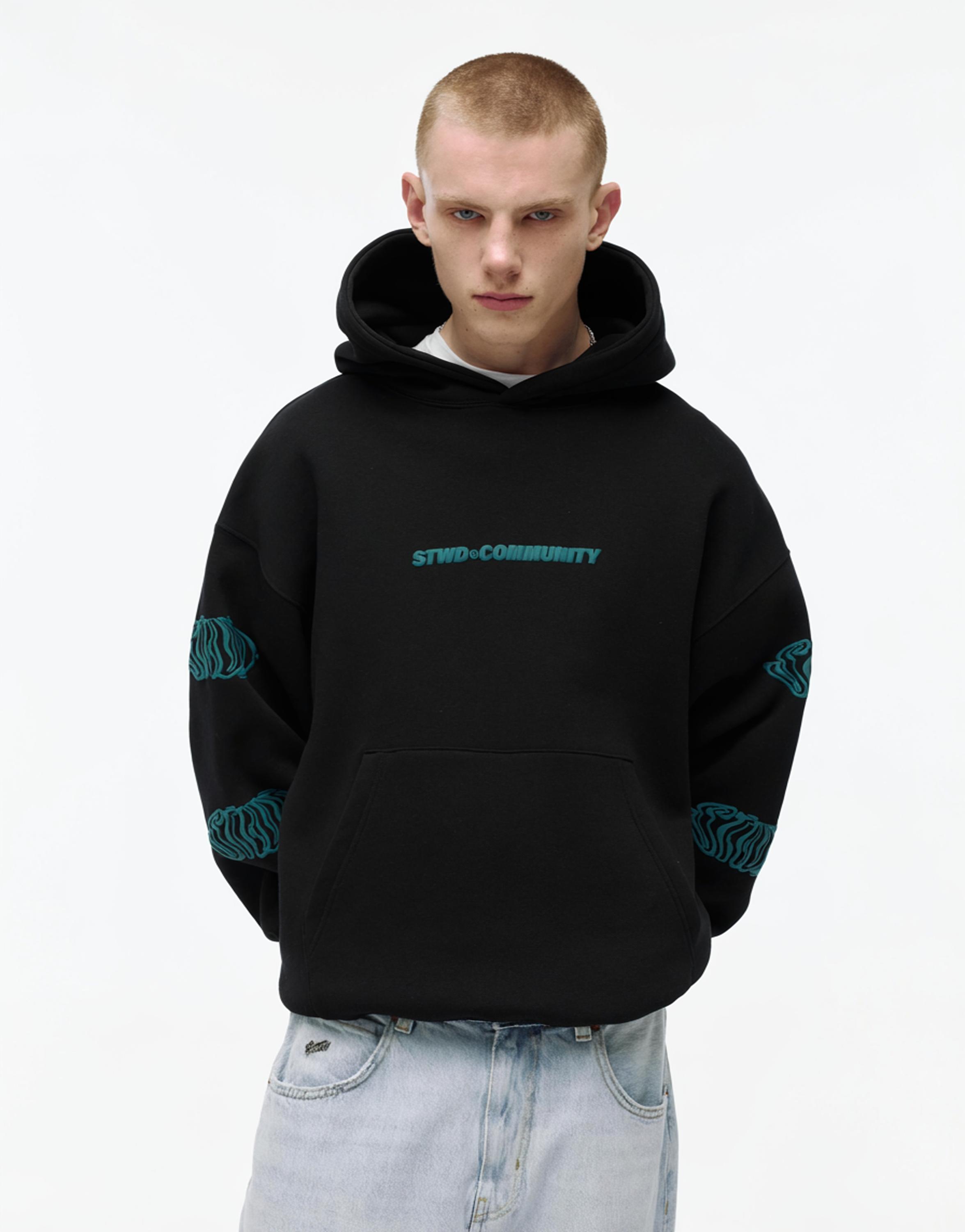 STWD Community hoodie — Black