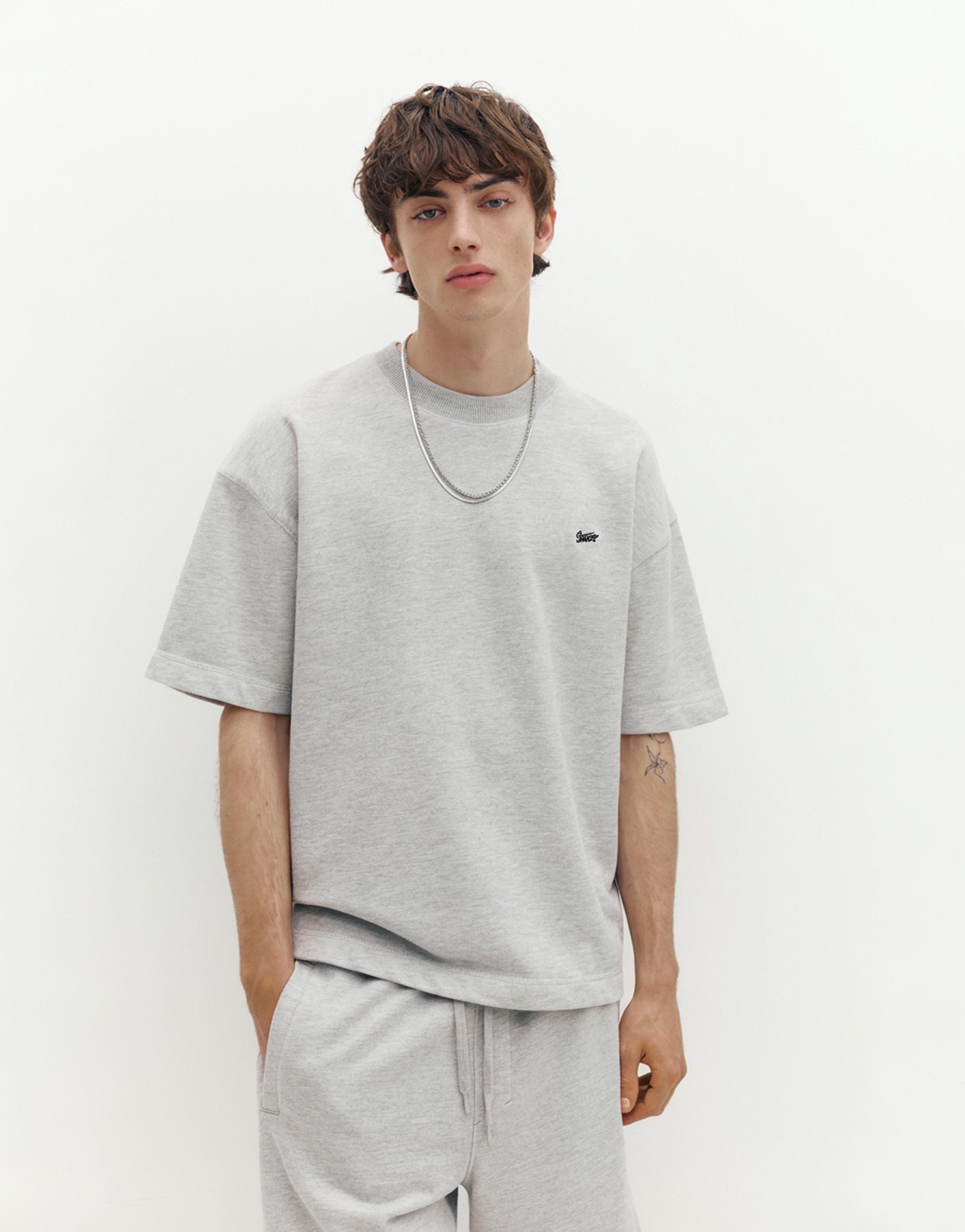 Kısa kollu logolu sweatshirt - Görsel 123