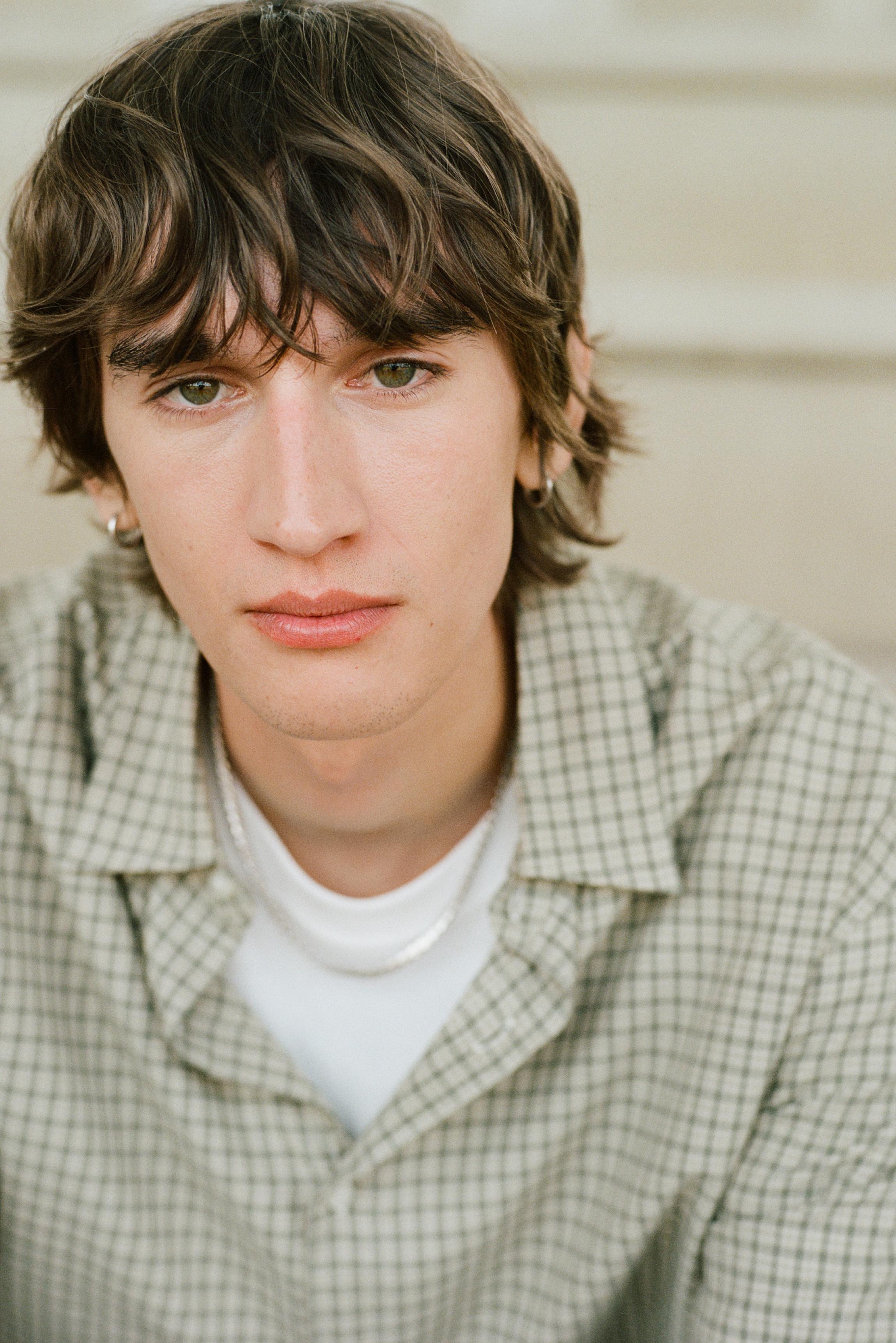 Short sleeve check shirt — Green/Ecru