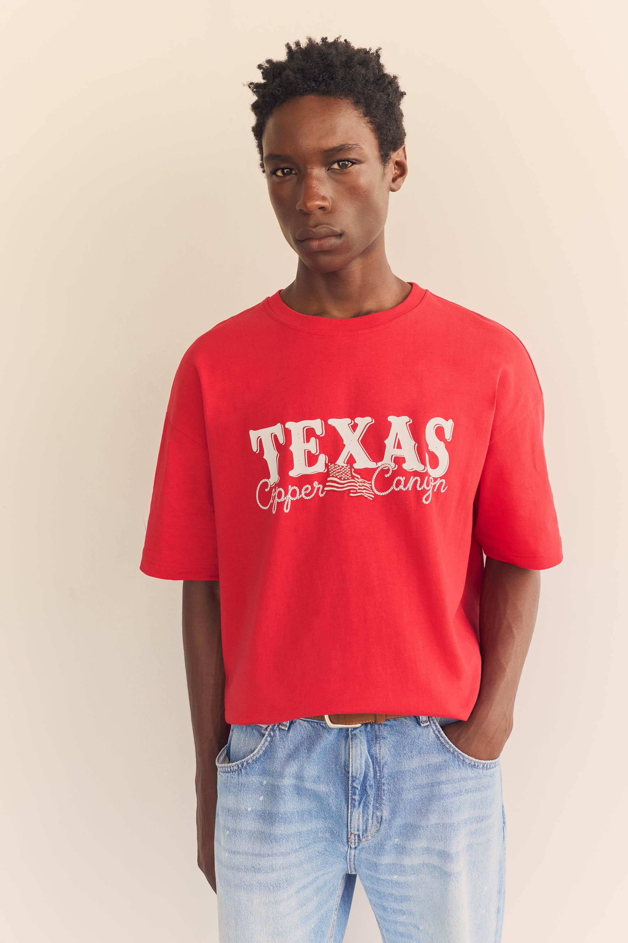 Texas T-shirt — Red