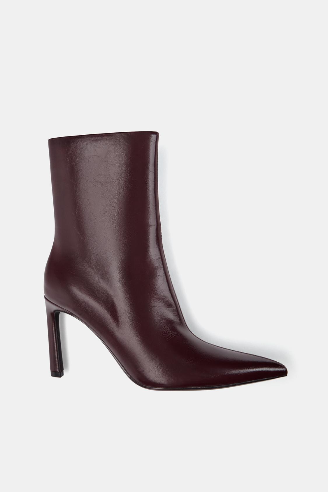 QUEEN HELENA Botines Perforados Botas Bajos Con Cremallera Lateral