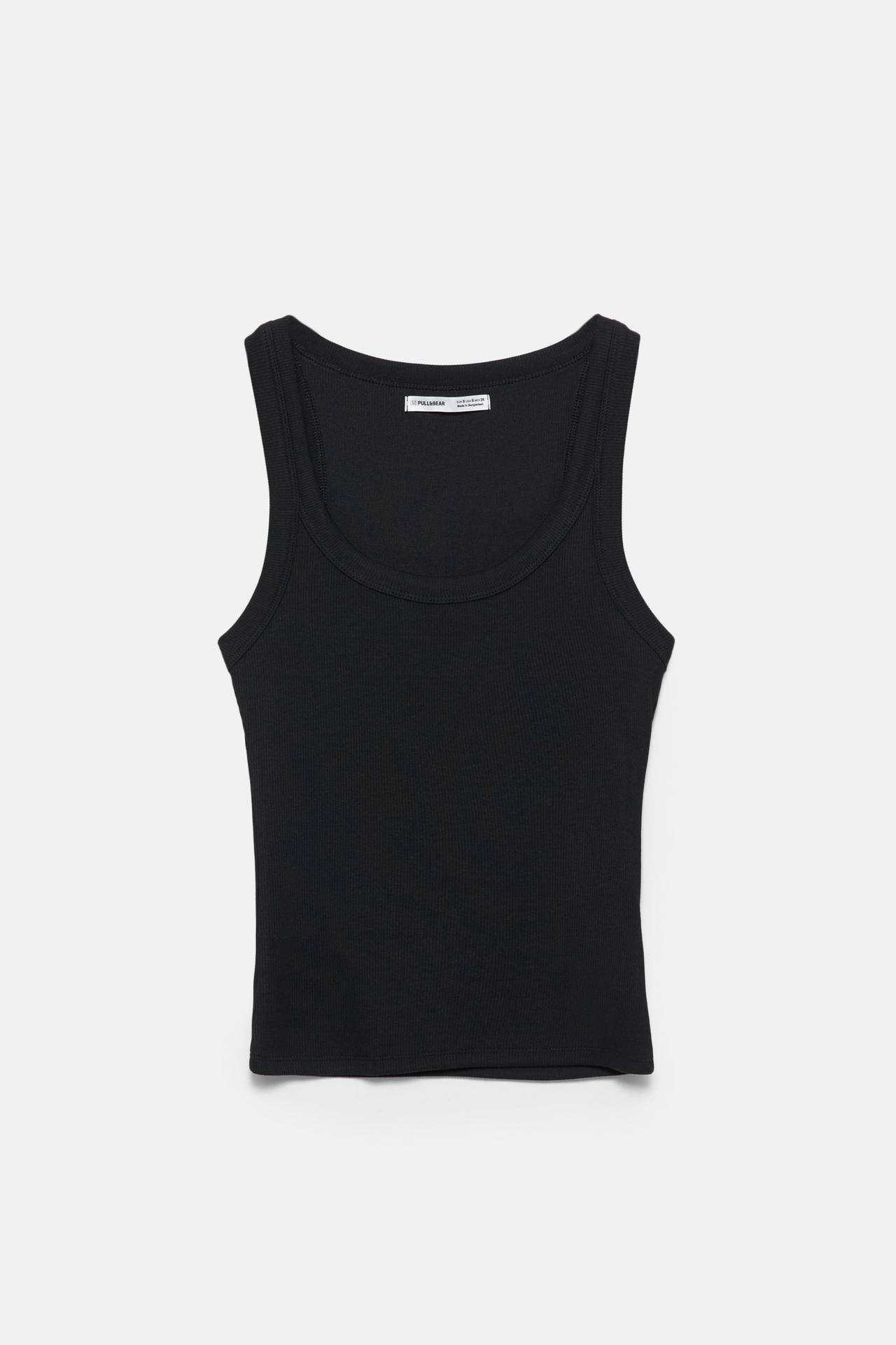 Basic tank top — Black