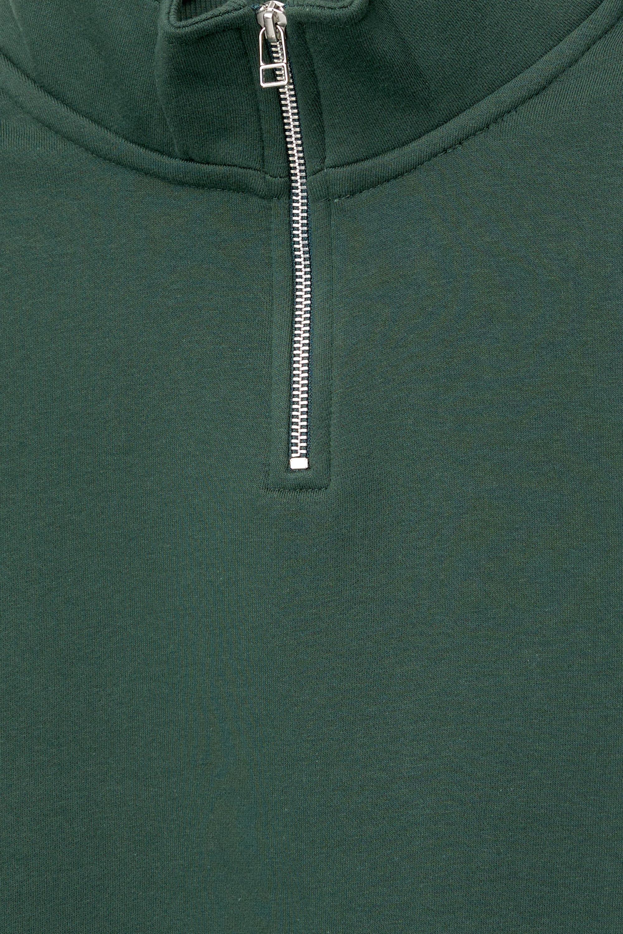 Basic quarter-zip sweatshirt — Bottle