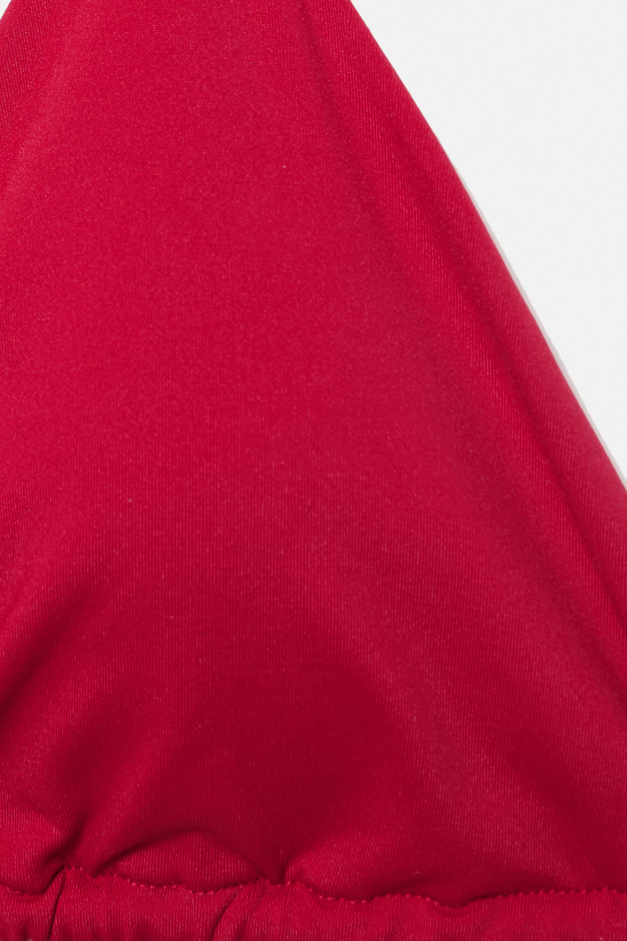 Triangle bikini top — Red