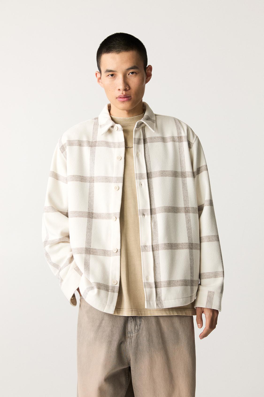 Ropa Sobrecamisa Stradivarius Rosa Chaquetas De Entretiempo De