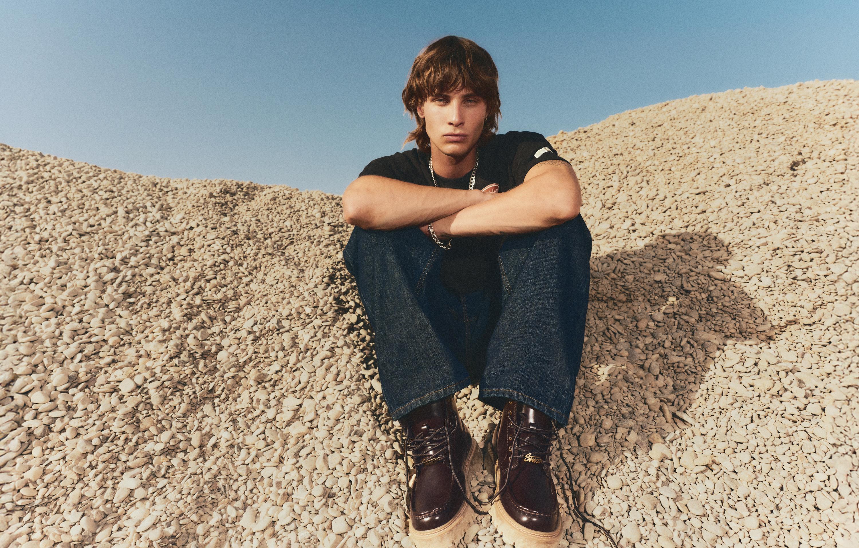STWD lace-up boots — Brown