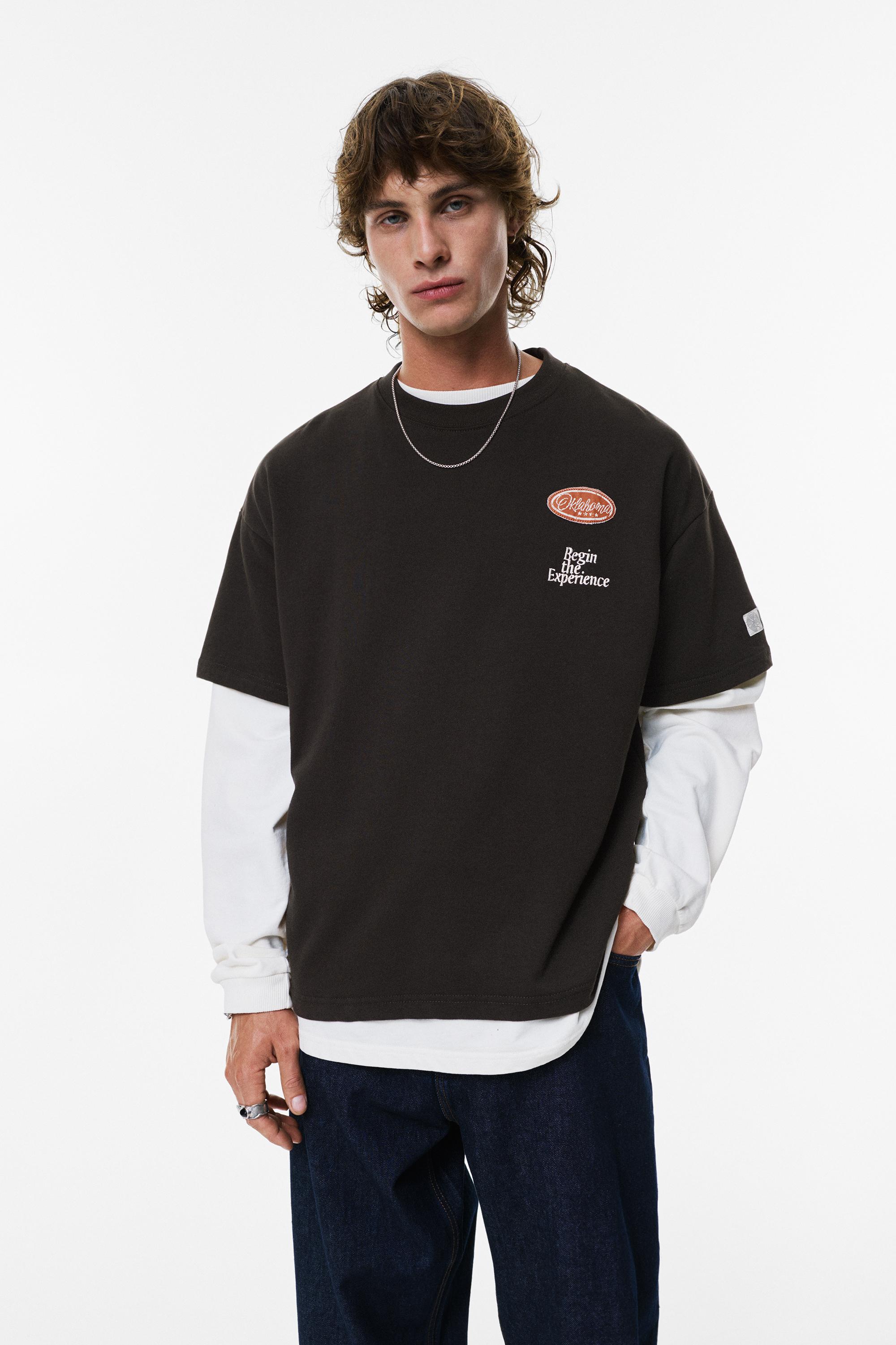 Kurzärmeliges Sweatshirt Mit Patch