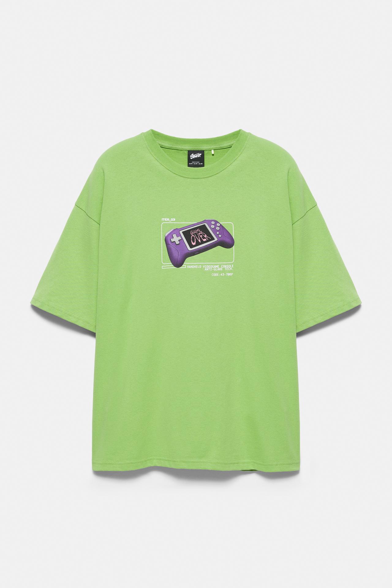 STWD controller graphic T-shirt — Green