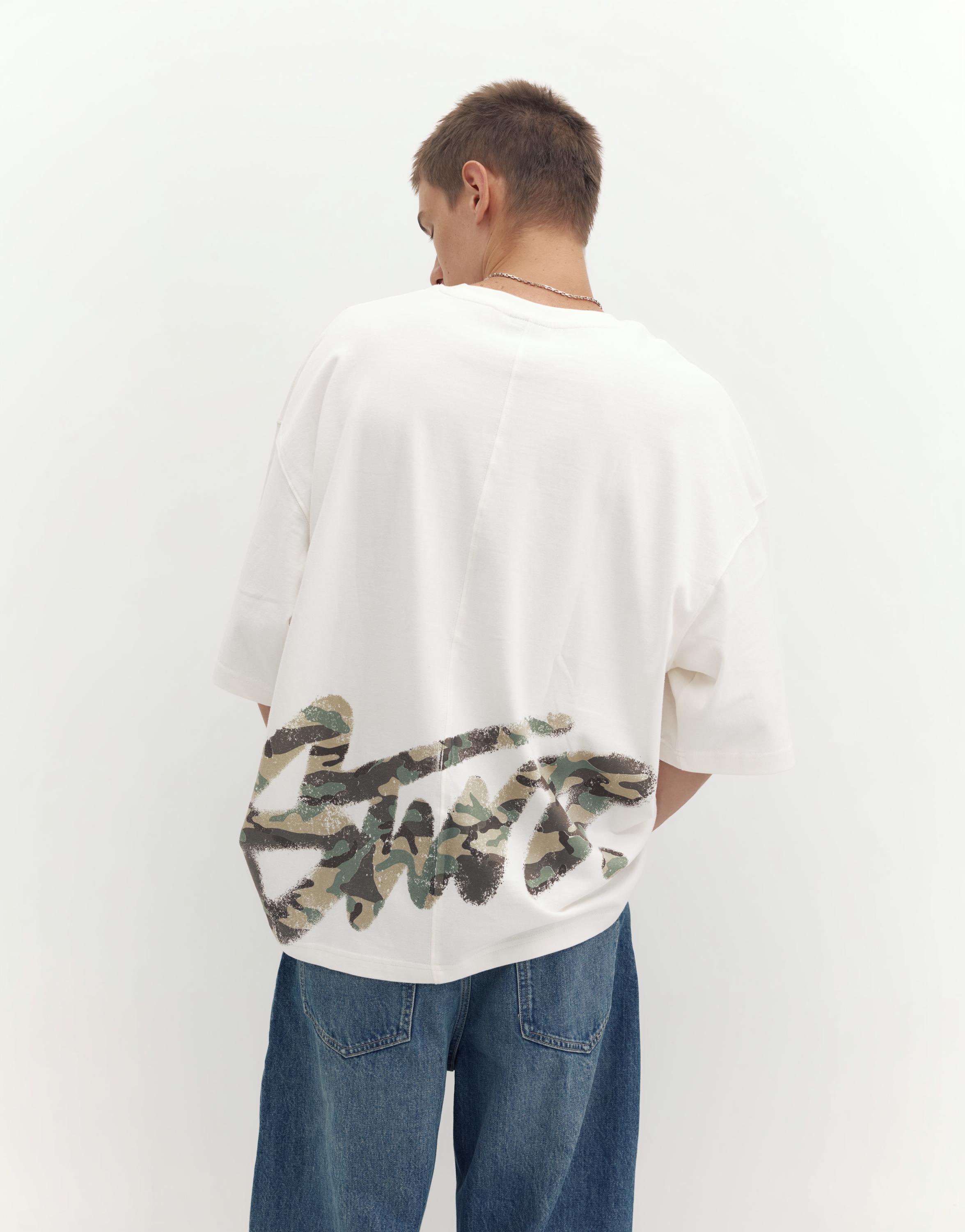 Oversize STWD T-shirt — Off white