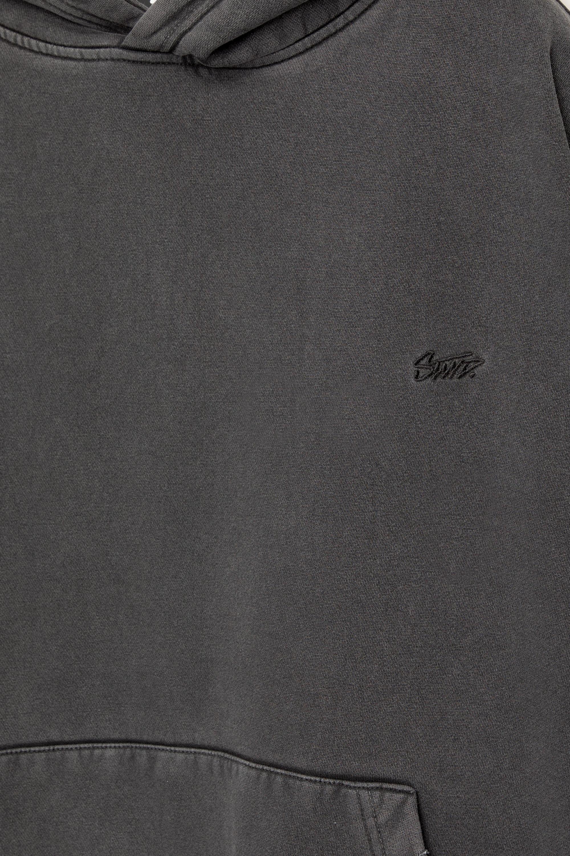 STWD Yıkanmış Kapüşonlu Sweatshirt